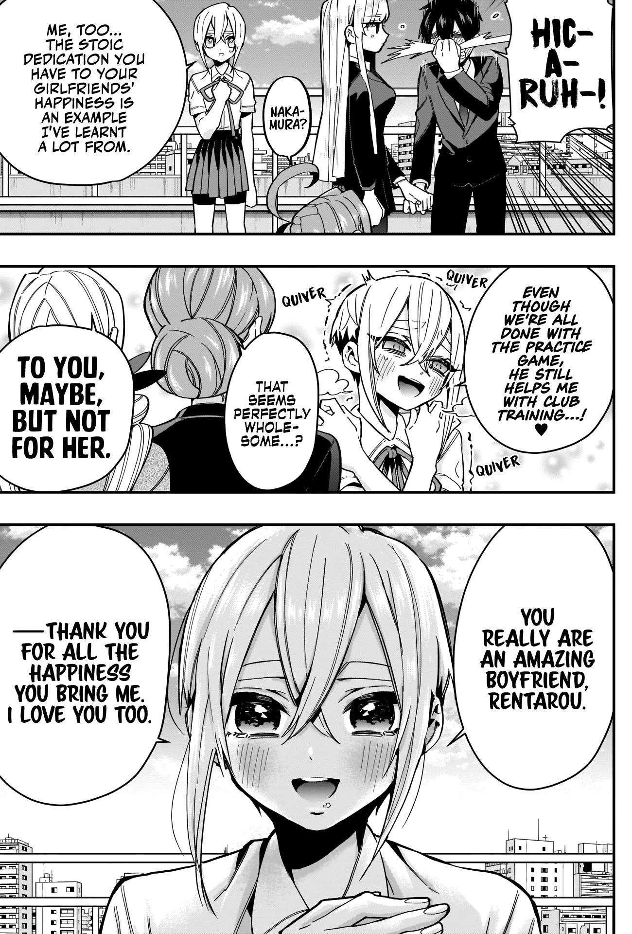 The 100 Girlfriends Who Really, Really, Really, Really, Really Love You Chapter 37 page 8 - Chapter 37: I Love, Love, Love You ❤