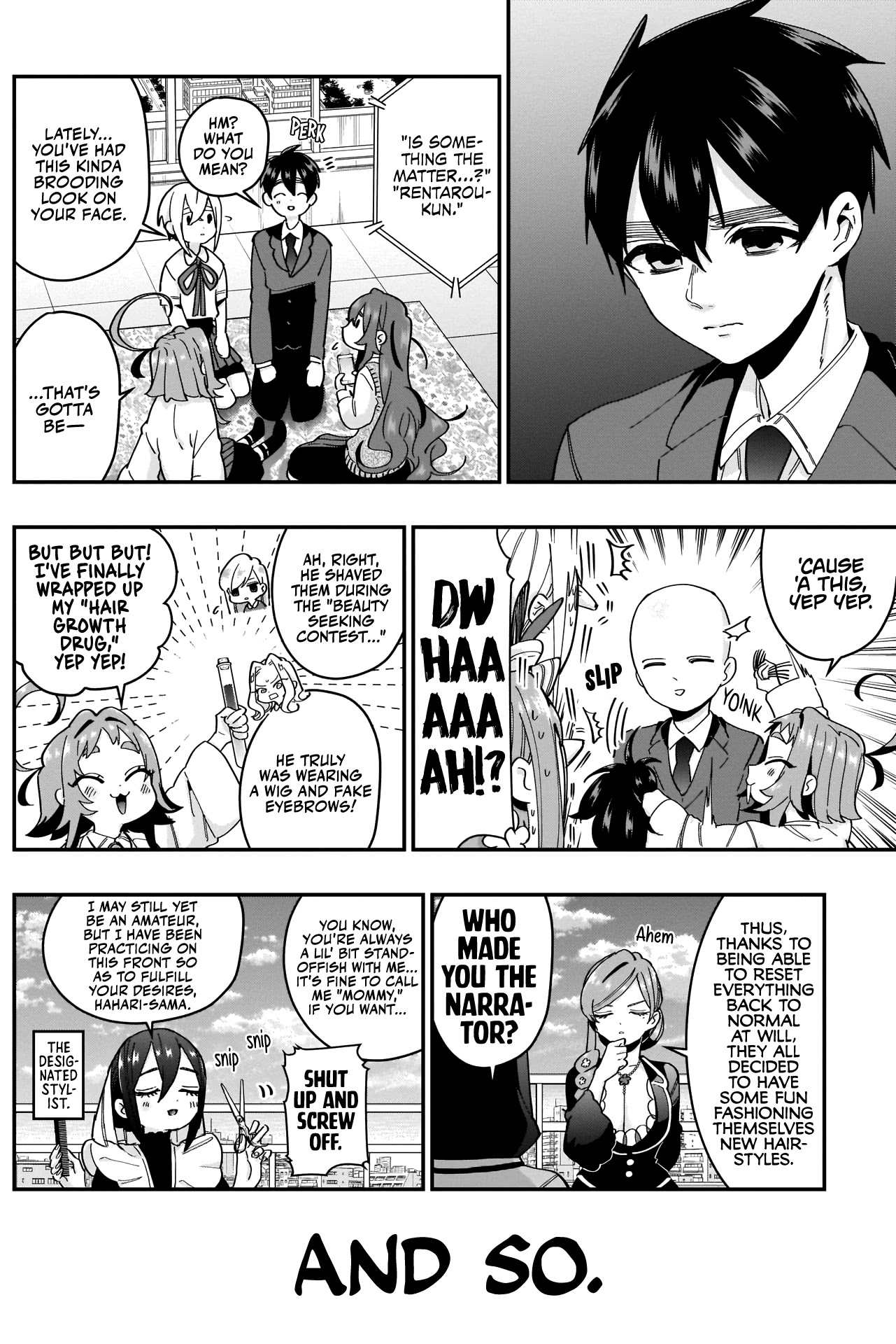 The 100 Girlfriends Who Really, Really, Really, Really, Really Love You Chapter 42 page 5 - Chapter 42: Just a Totally Normal and Average Hair Styling Chapter
