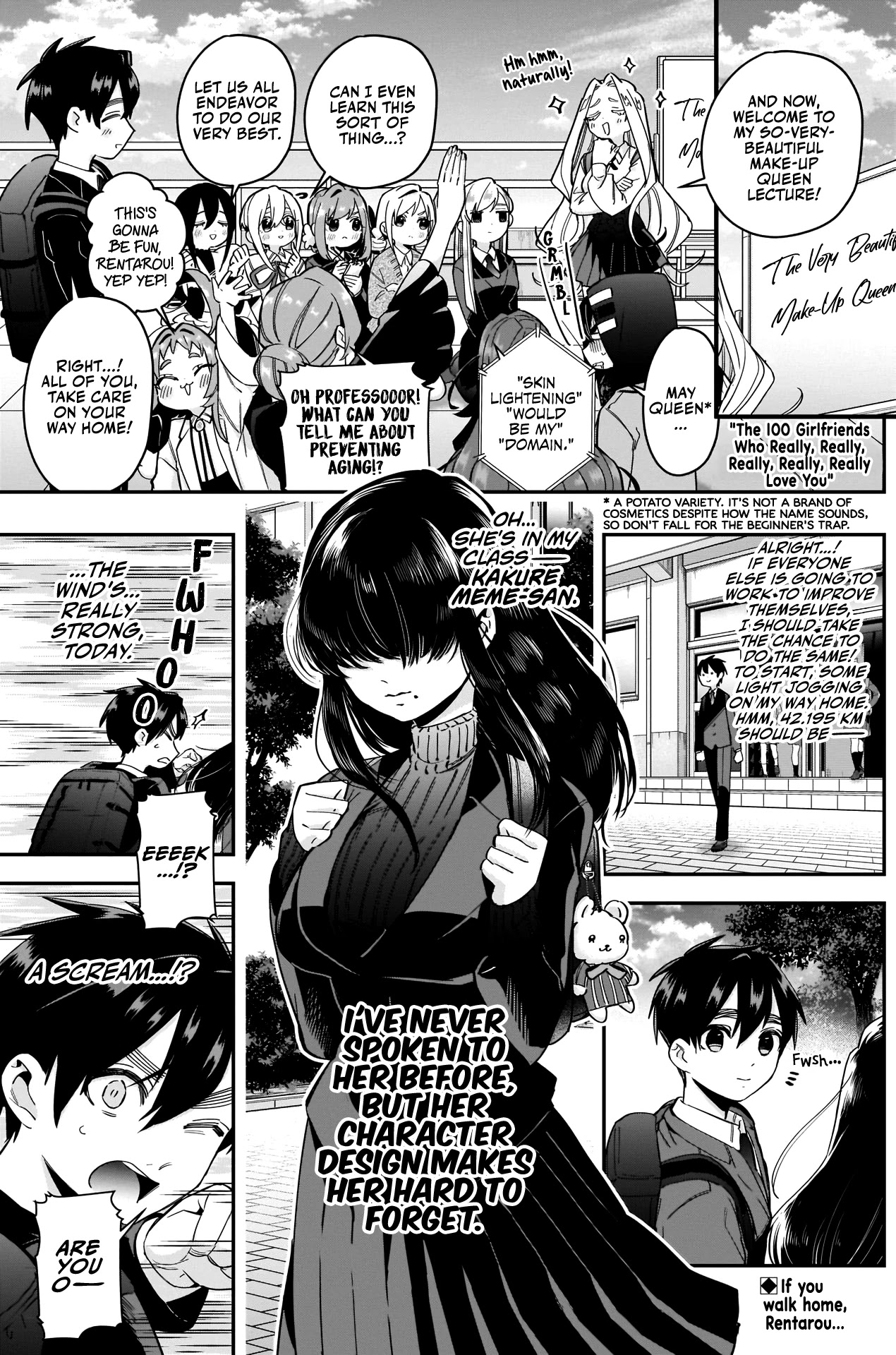 The 100 Girlfriends Who Really, Really, Really, Really, Really Love You Chapter 45 page 2 - Chapter 45: Kakure-san