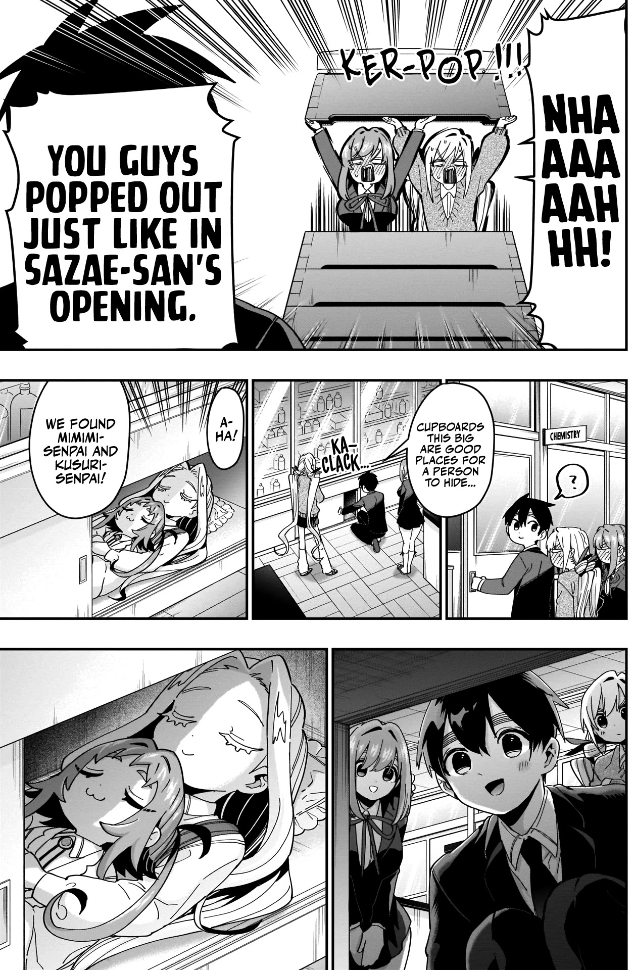The 100 Girlfriends Who Really, Really, Really, Really, Really Love You Chapter 46 page 10 - Chapter 46: Hearts, Ready or Not! Hide-and-seek in the School
