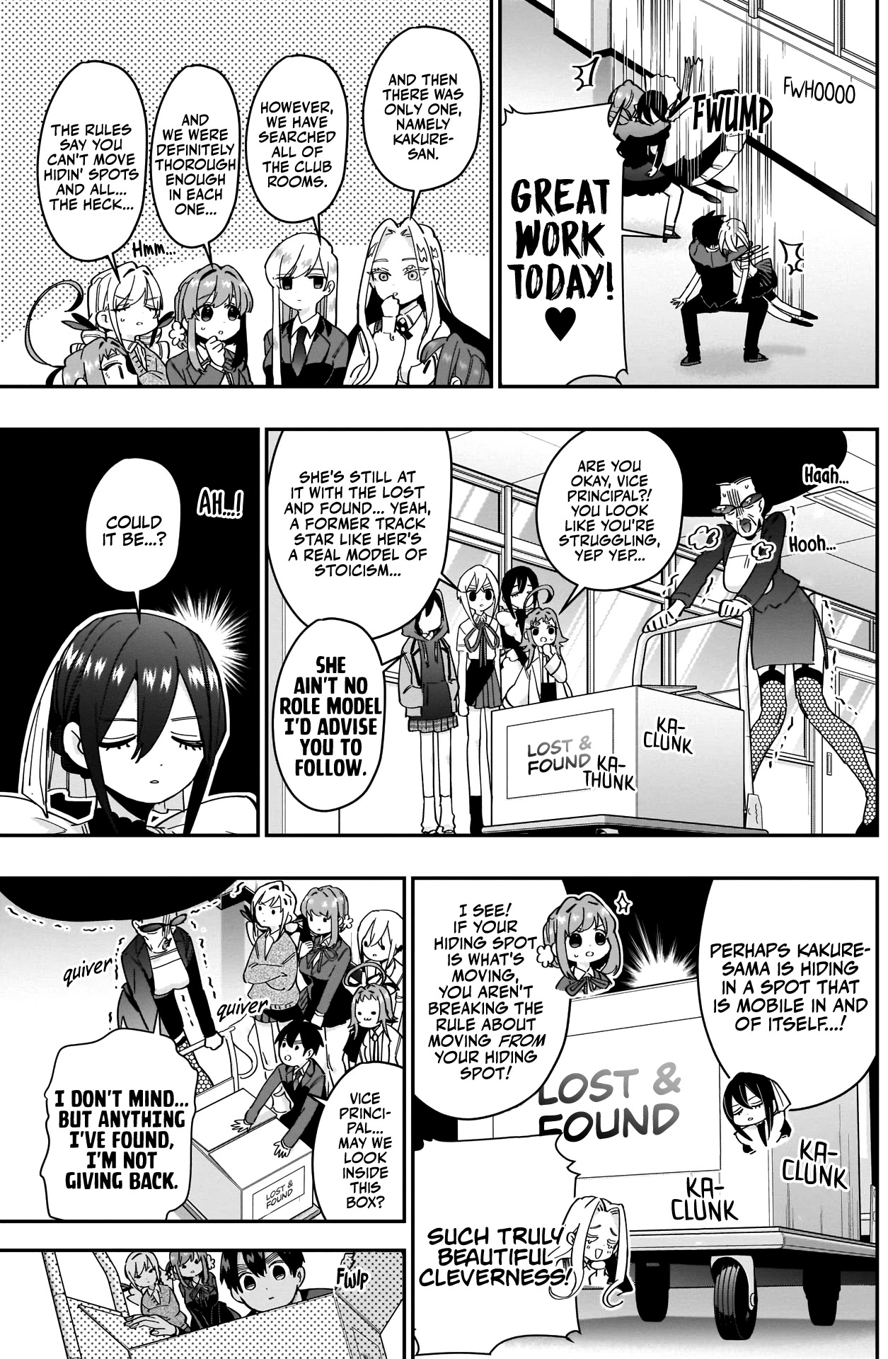 The 100 Girlfriends Who Really, Really, Really, Really, Really Love You Chapter 46 page 16 - Chapter 46: Hearts, Ready or Not! Hide-and-seek in the School