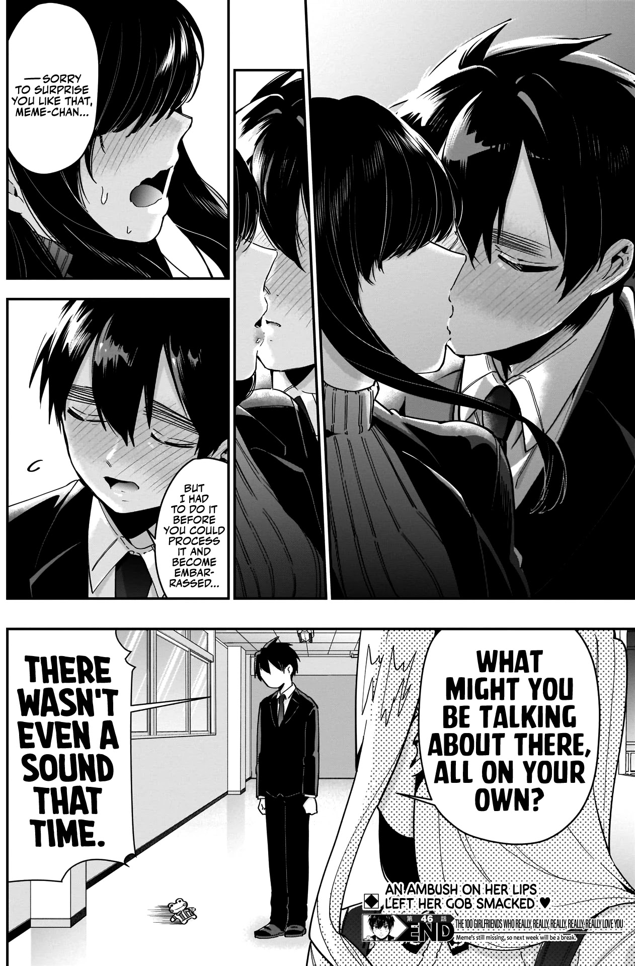 The 100 Girlfriends Who Really, Really, Really, Really, Really Love You Chapter 46 page 21 - Chapter 46: Hearts, Ready or Not! Hide-and-seek in the School