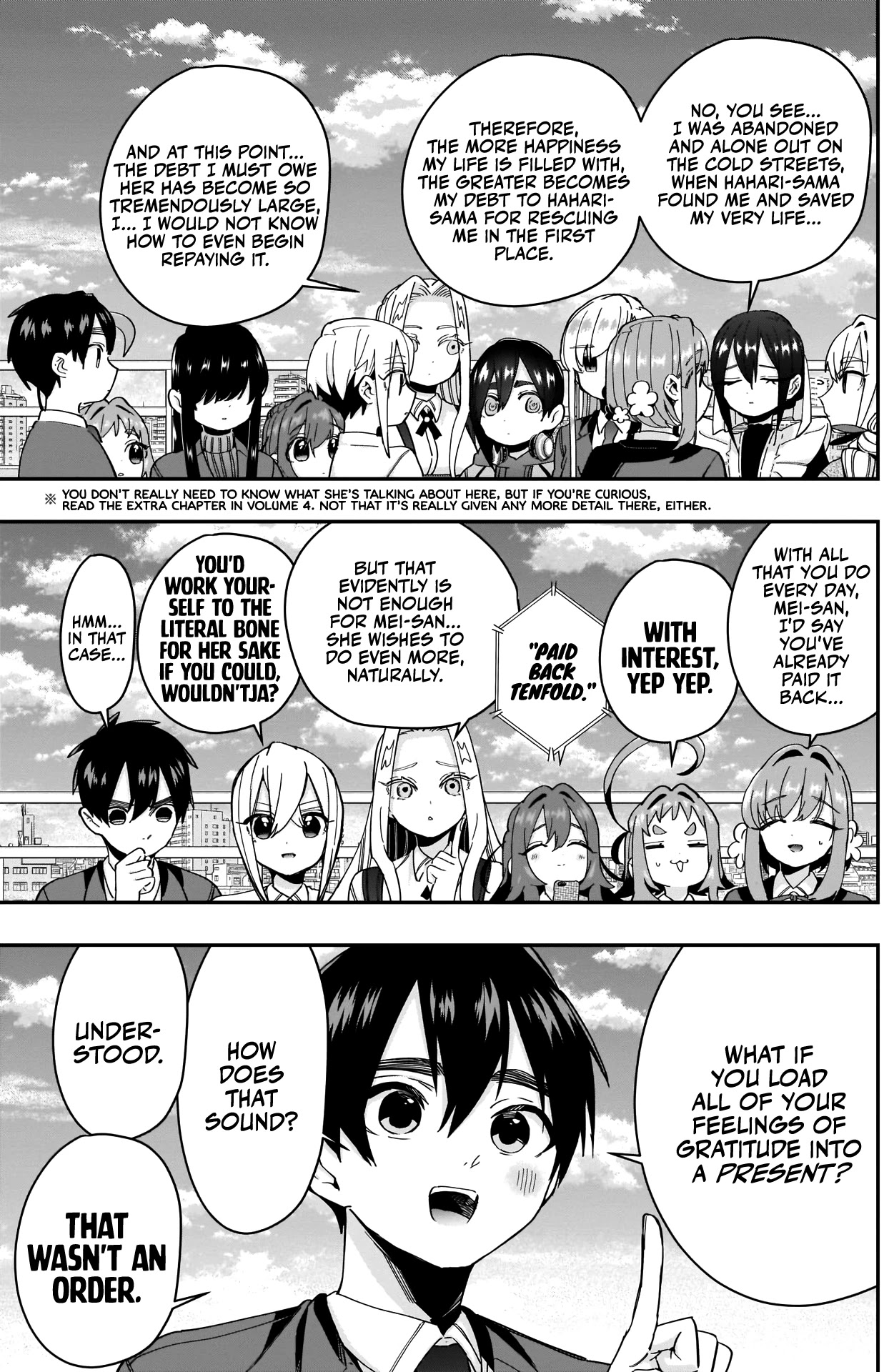 The 100 Girlfriends Who Really, Really, Really, Really, Really Love You Chapter 47 page 4 - Chapter 47: Mei-san's Great Gift Offensive