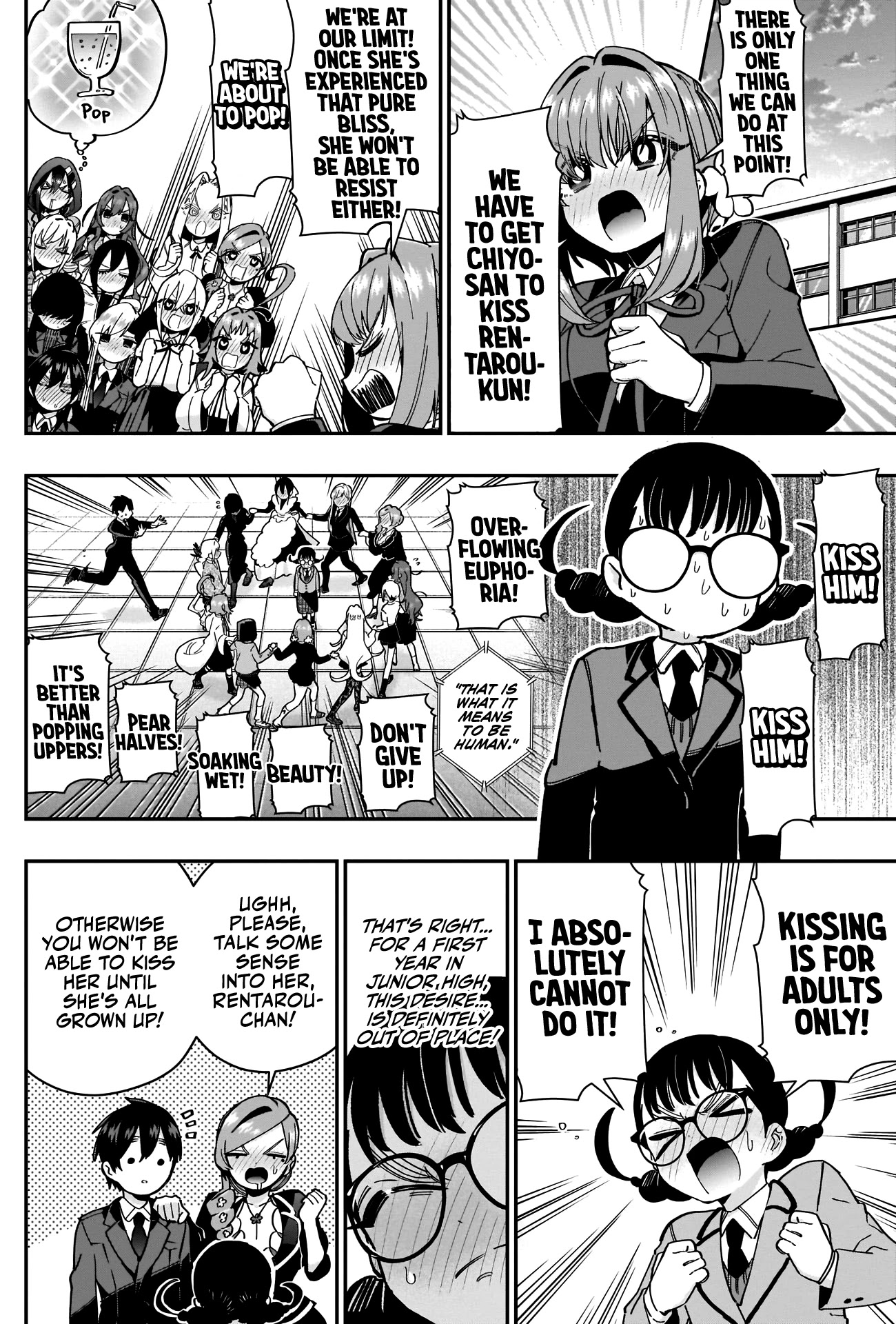 The 100 Girlfriends Who Really, Really, Really, Really, Really Love You Chapter 54 page 9 - Chapter 54: The Cancellation of the Rentarou Family On-Campus Kissing Activities