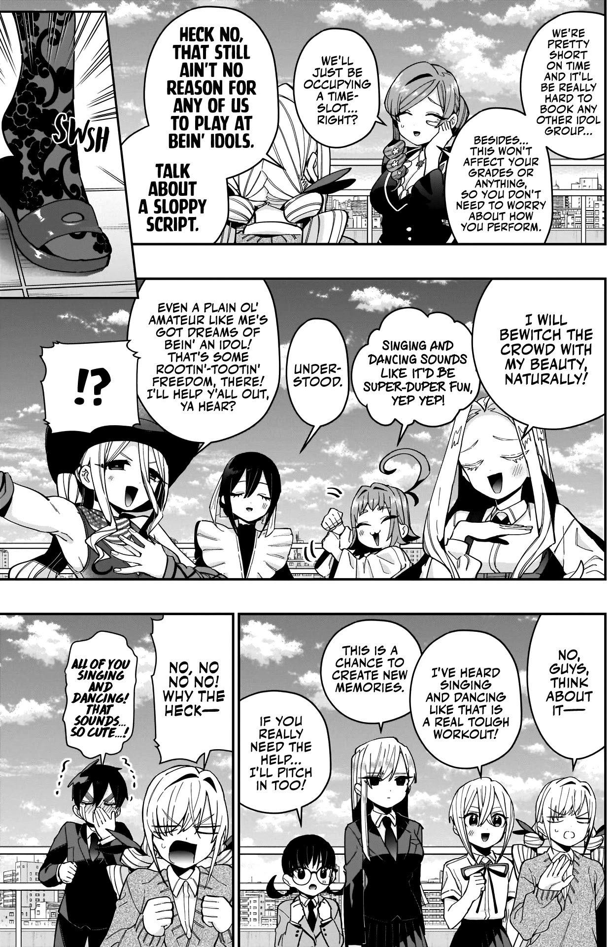 The 100 Girlfriends Who Really, Really, Really, Really, Really Love You Chapter 62 page 4 - Chapter 62: The Rentarou Family's Idolmaking Project
