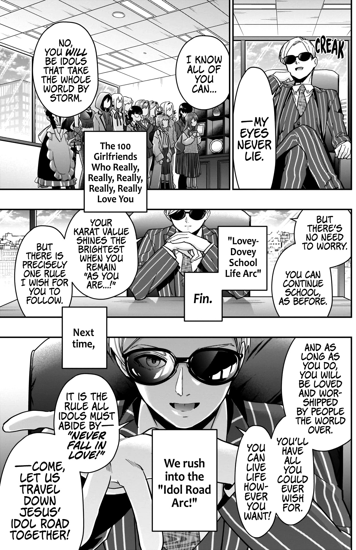 The 100 Girlfriends Who Really, Really, Really, Really, Really Love You Chapter 63 page 19 - Chapter 63: And Now, to a Brand New Stage