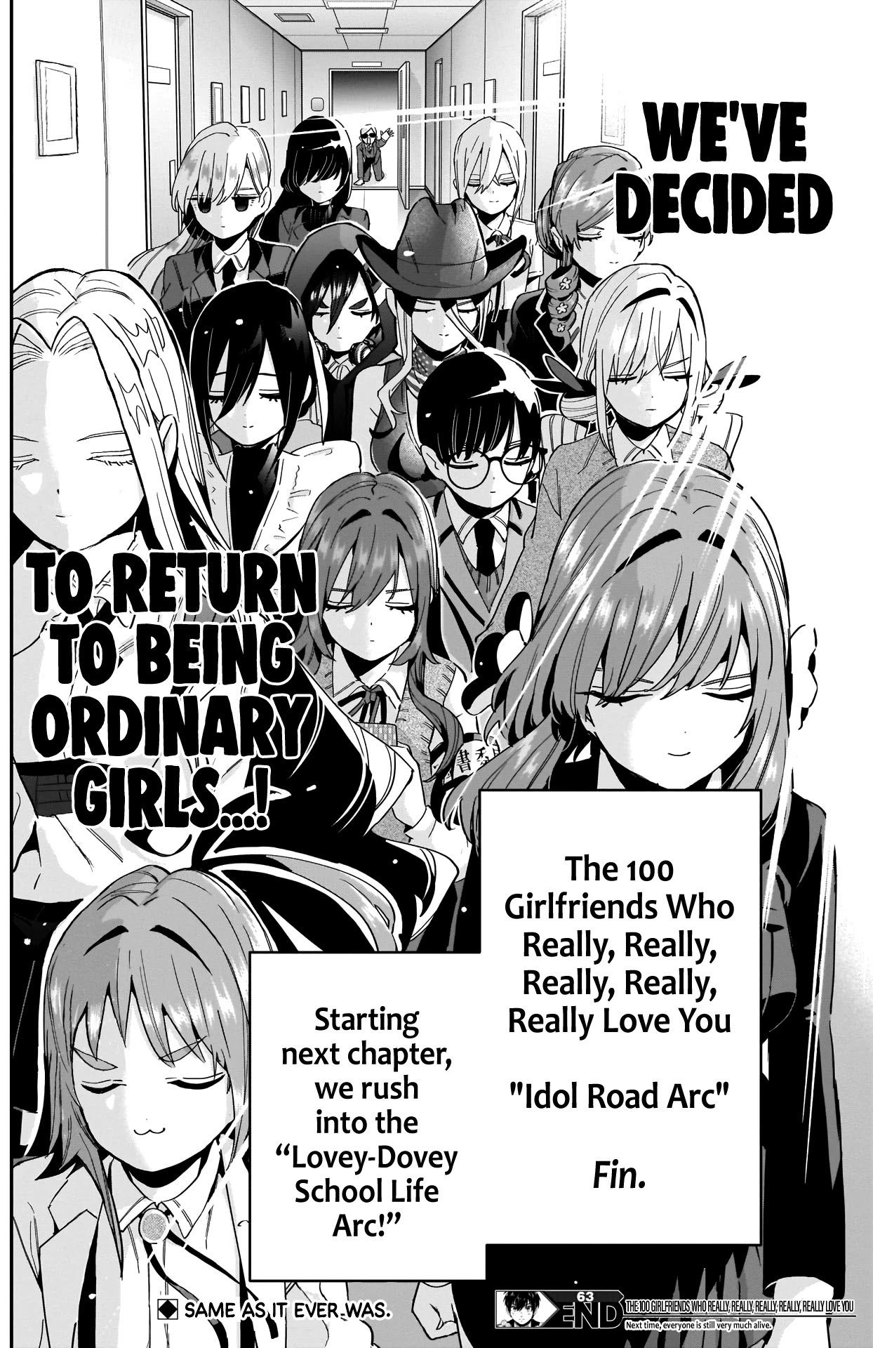 The 100 Girlfriends Who Really, Really, Really, Really, Really Love You Chapter 63 page 20 - Chapter 63: And Now, to a Brand New Stage