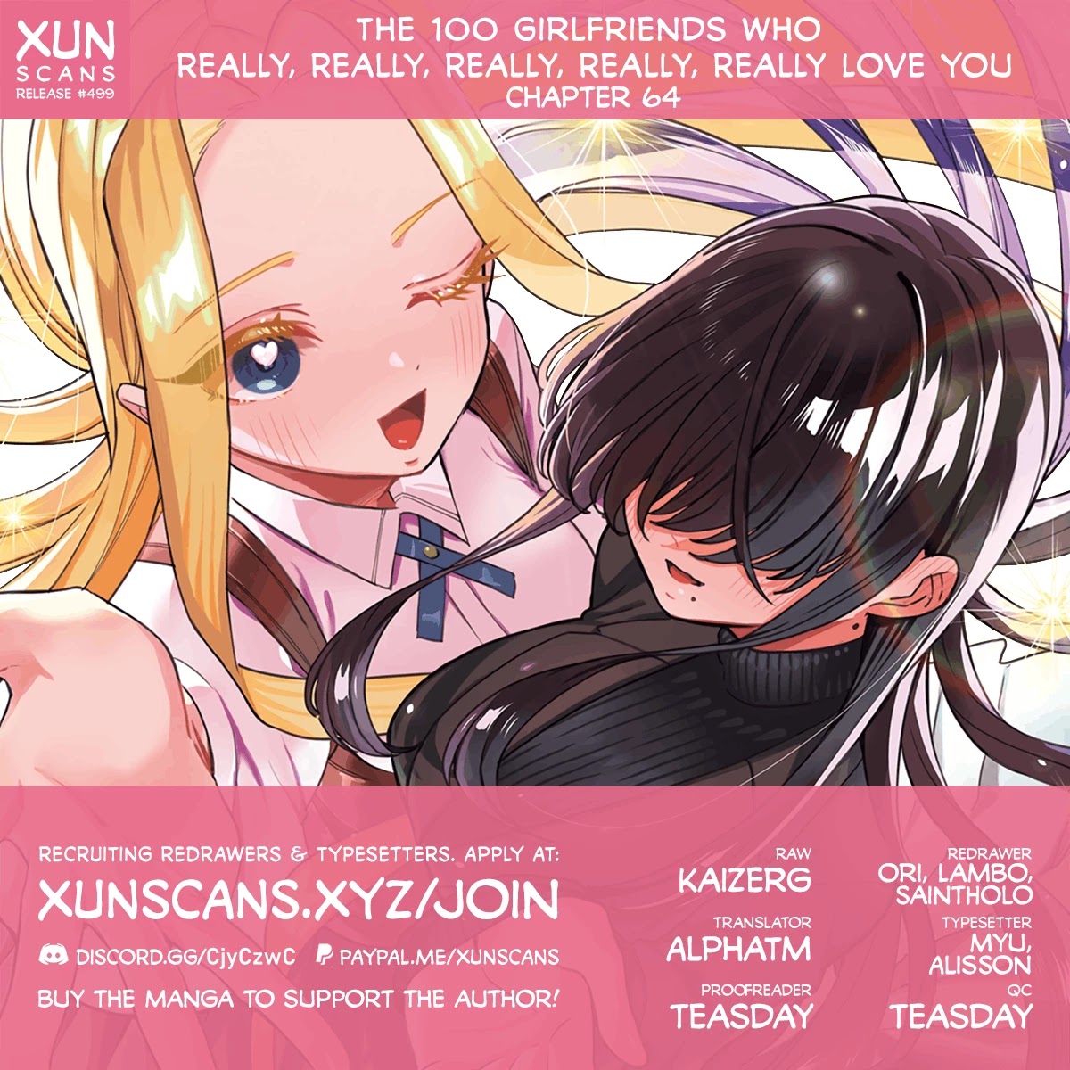 The 100 Girlfriends Who Really, Really, Really, Really, Really Love You Chapter 64 page 1 - Chapter 64: Yasashiki-san