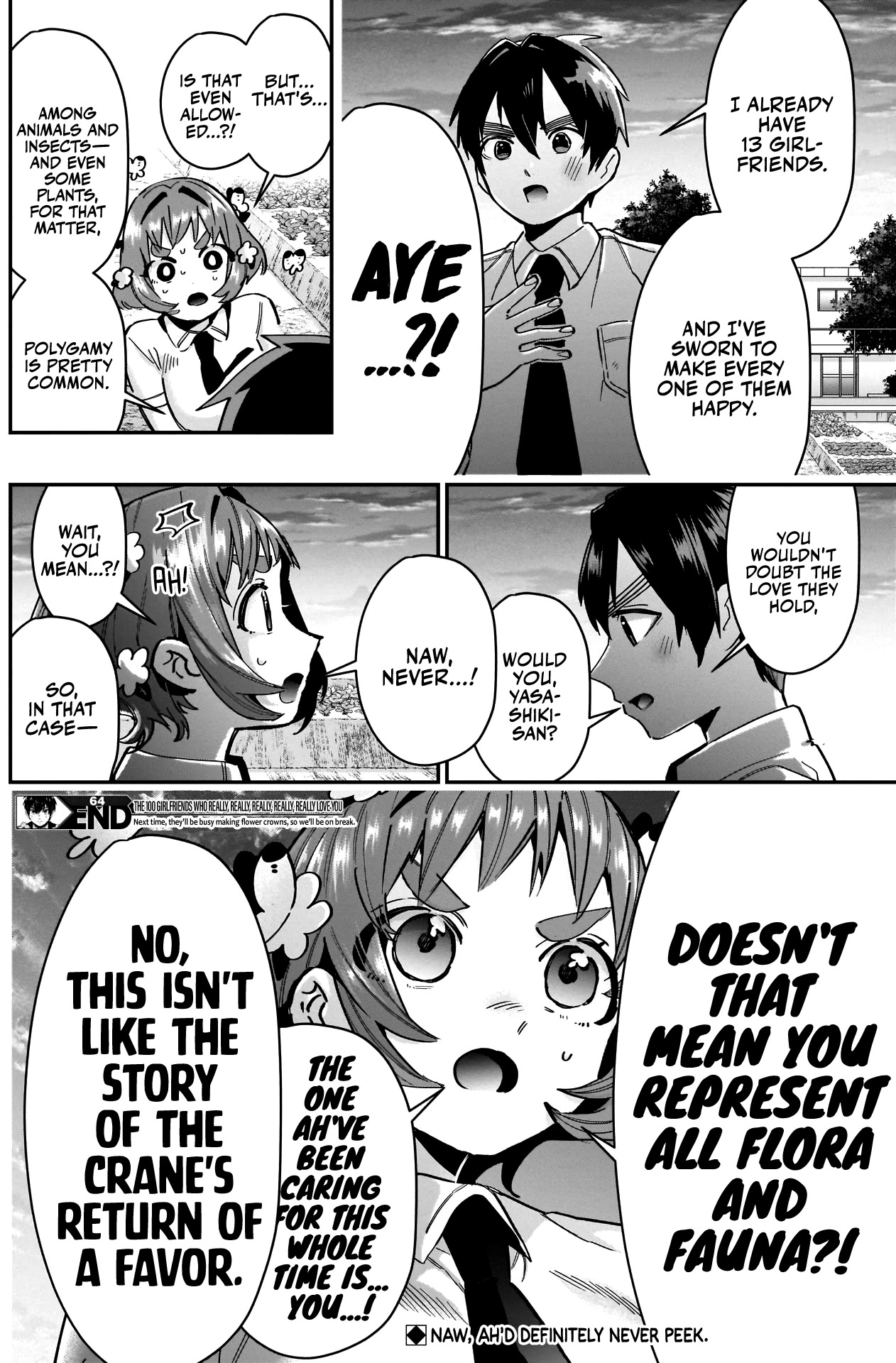 The 100 Girlfriends Who Really, Really, Really, Really, Really Love You Chapter 64 page 21 - Chapter 64: Yasashiki-san