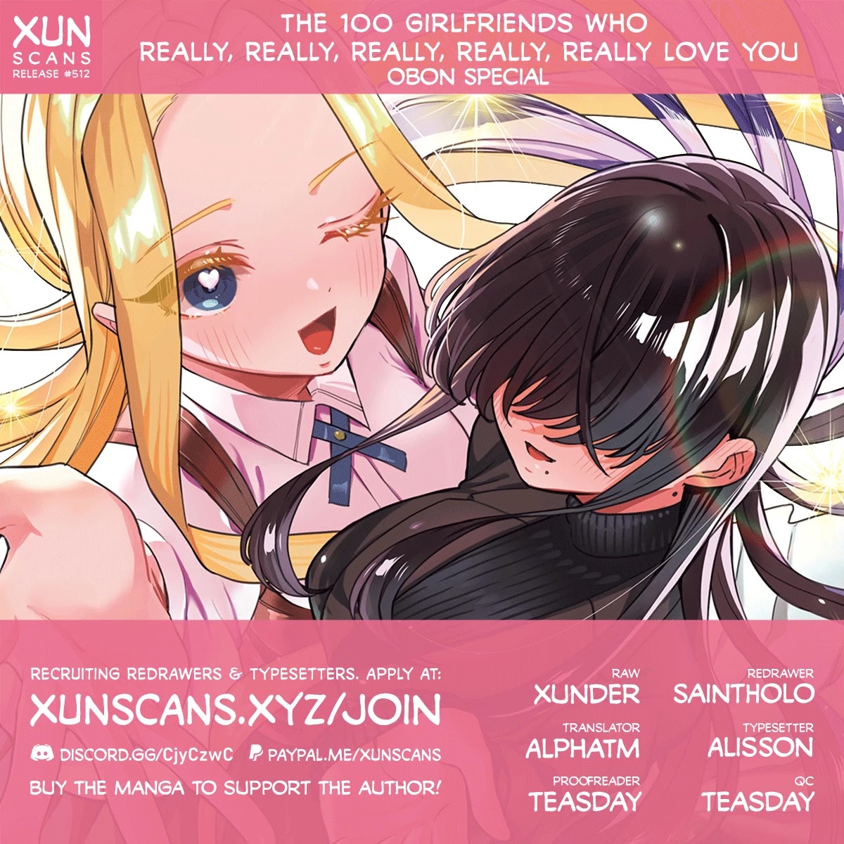 The 100 Girlfriends Who Really, Really, Really, Really, Really Love You Chapter 67.5 page 1 - Chapter 67.5: Obon Special