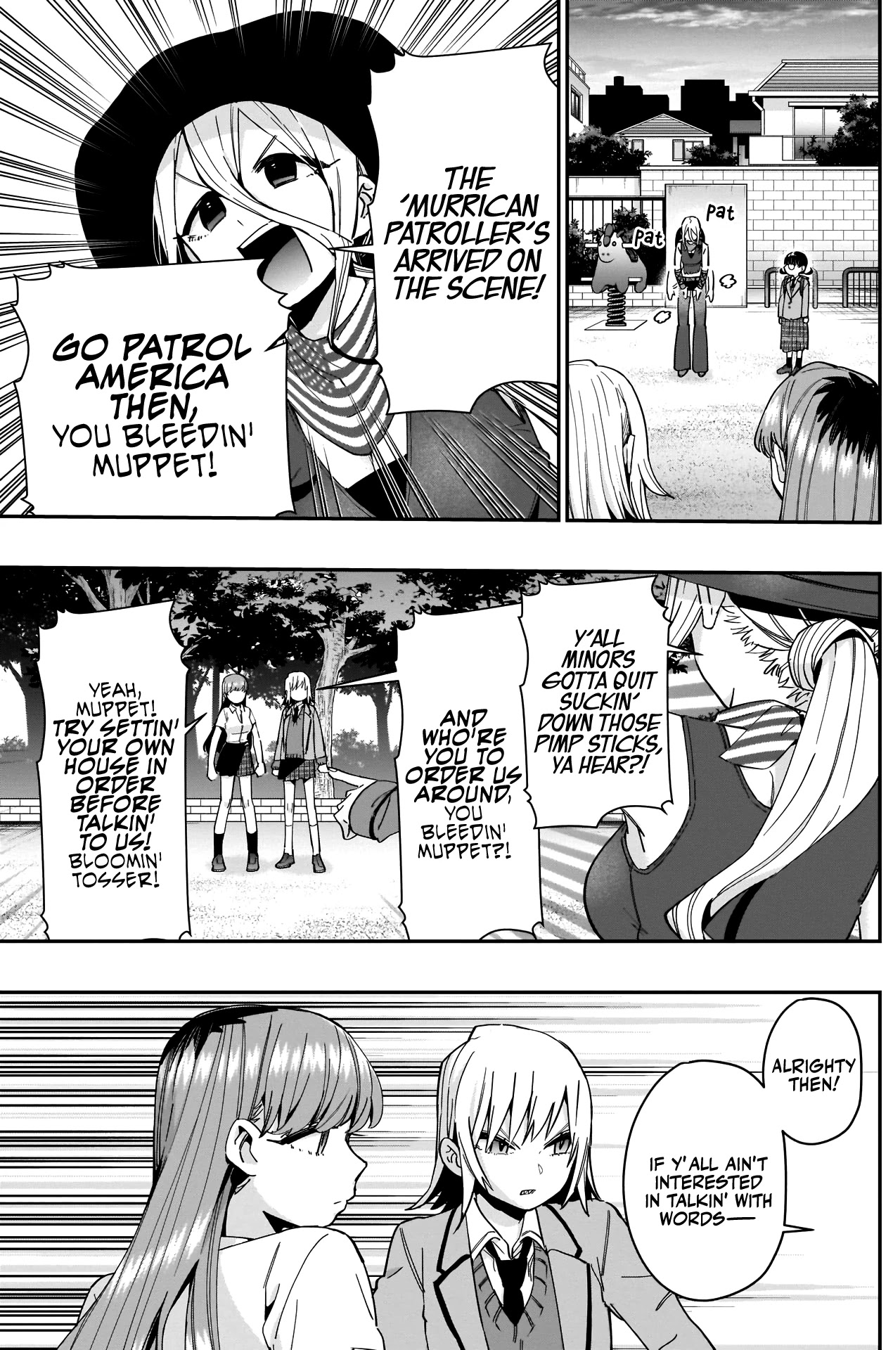 The 100 Girlfriends Who Really, Really, Really, Really, Really Love You Chapter 71 page 12 - Chapter 71: Miss Naddy's 'Murrican Patrol