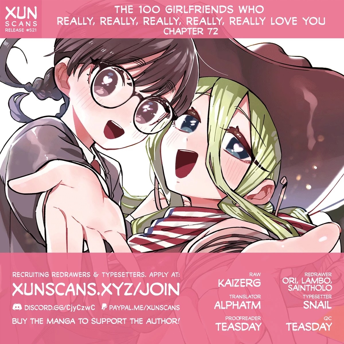 The 100 Girlfriends Who Really, Really, Really, Really, Really Love You Chapter 72 page 1 - Chapter 72: The Nanoputian's Prince