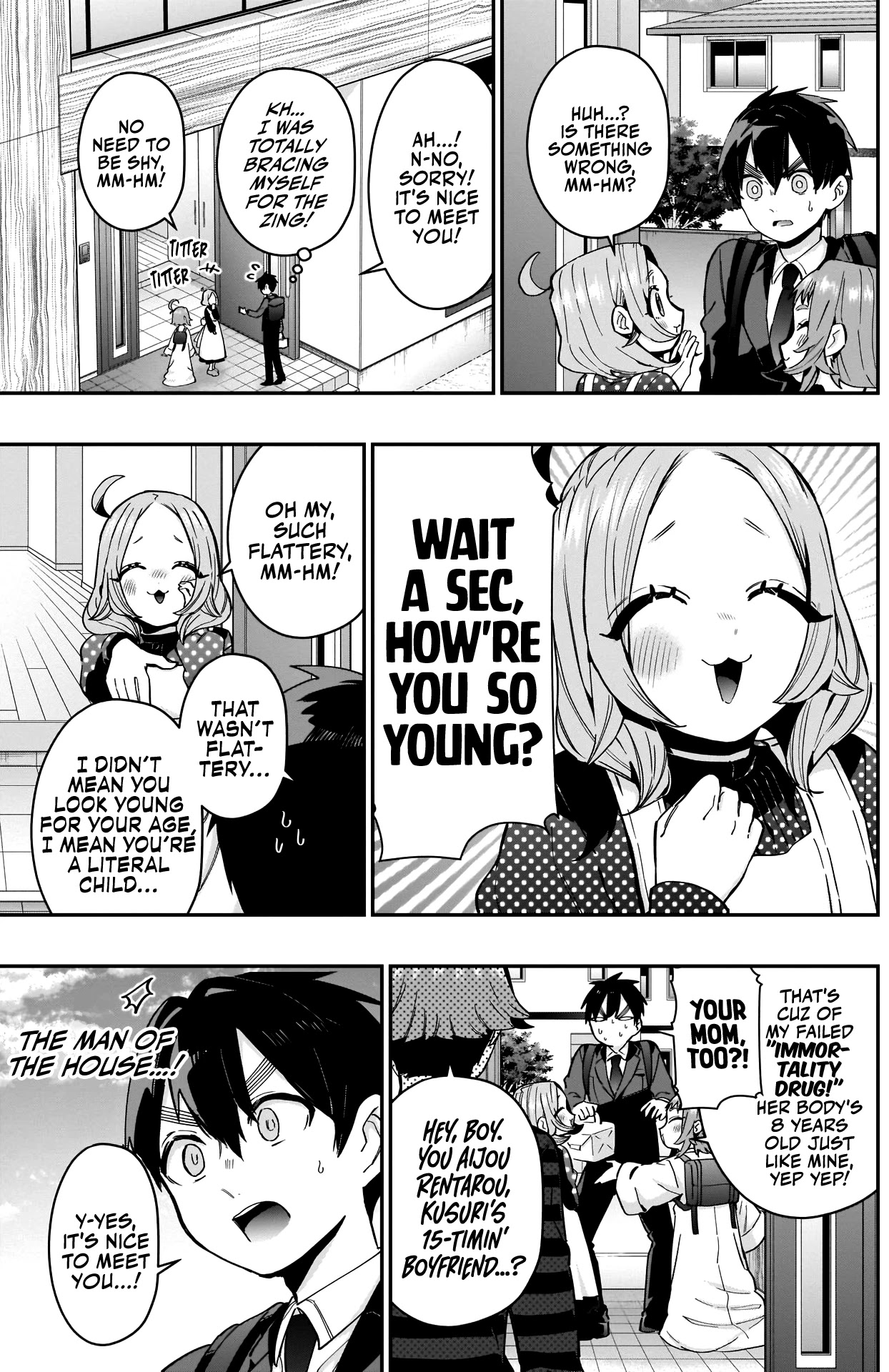 The 100 Girlfriends Who Really, Really, Really, Really, Really Love You Chapter 74 page 4 - Chapter 74: Nozawa-Sensei Already Calls Hakari's Dad "Papari", So Should She Really Be Calling Kusuri's Dad "Papari" Too?