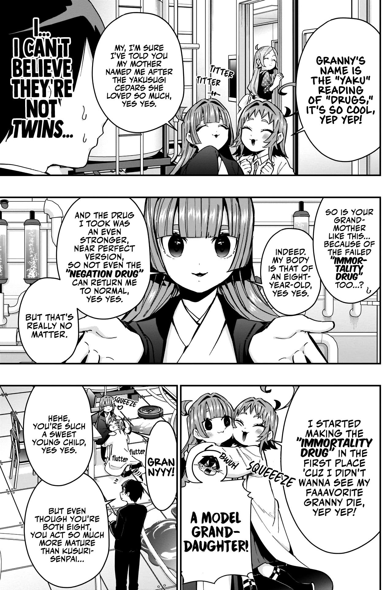 The 100 Girlfriends Who Really, Really, Really, Really, Really Love You Chapter 75 page 4 - Chapter 75: Kusuri-senpai's Grandmother