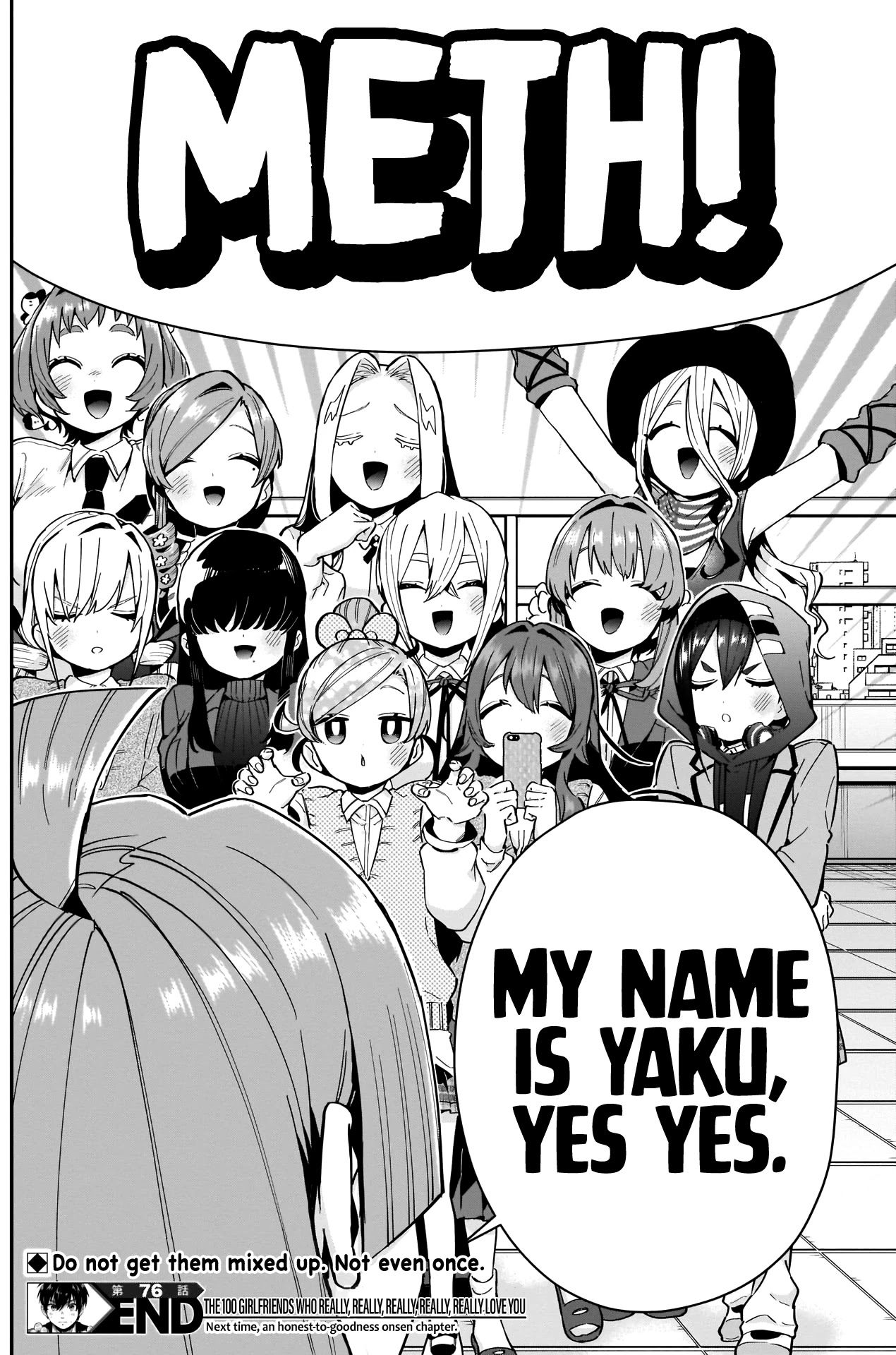 The 100 Girlfriends Who Really, Really, Really, Really, Really Love You Chapter 76 page 22 - Chapter 76: Yaku-san's Girlfriend Concentration