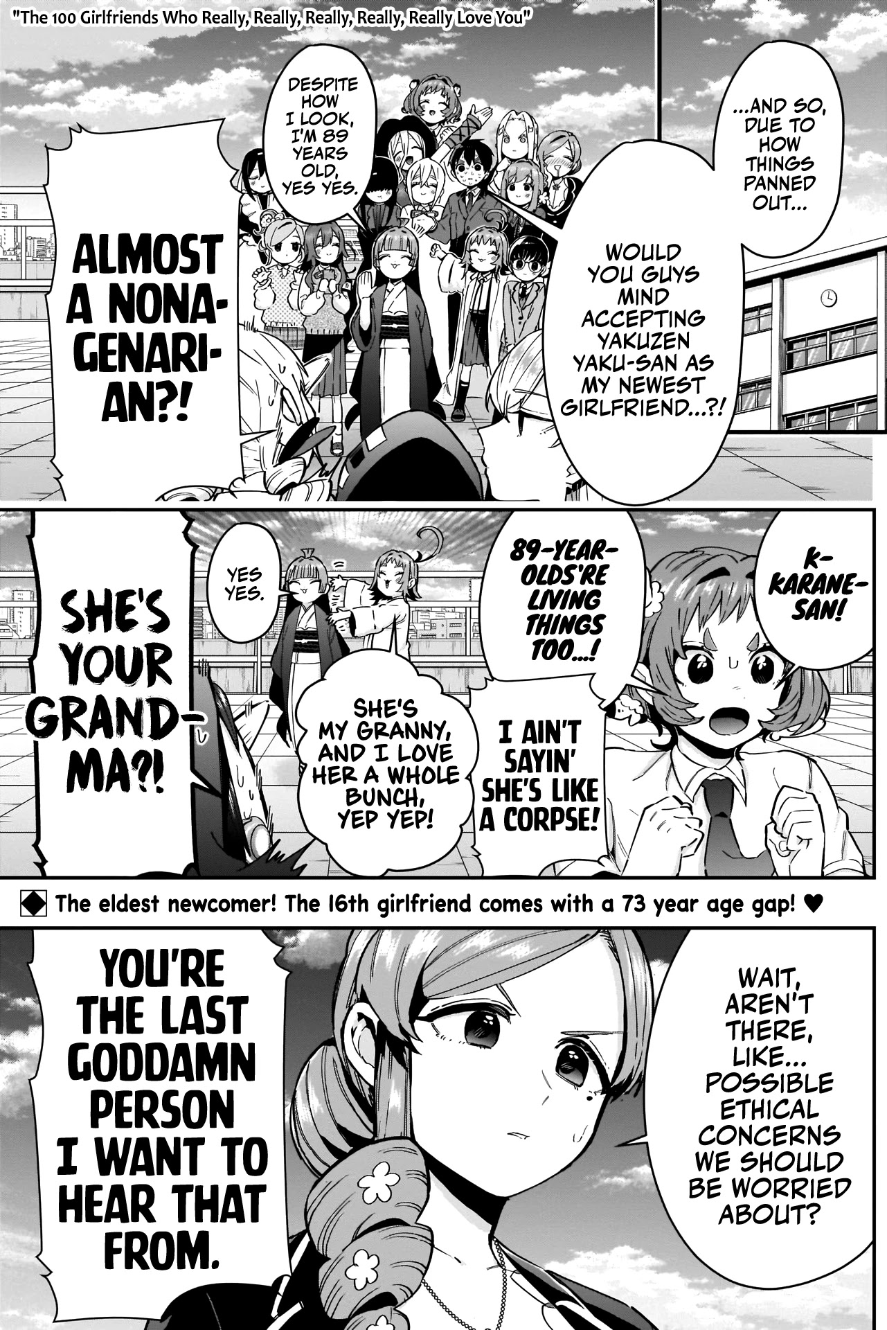 The 100 Girlfriends Who Really, Really, Really, Really, Really Love You Chapter 76 page 3 - Chapter 76: Yaku-san's Girlfriend Concentration