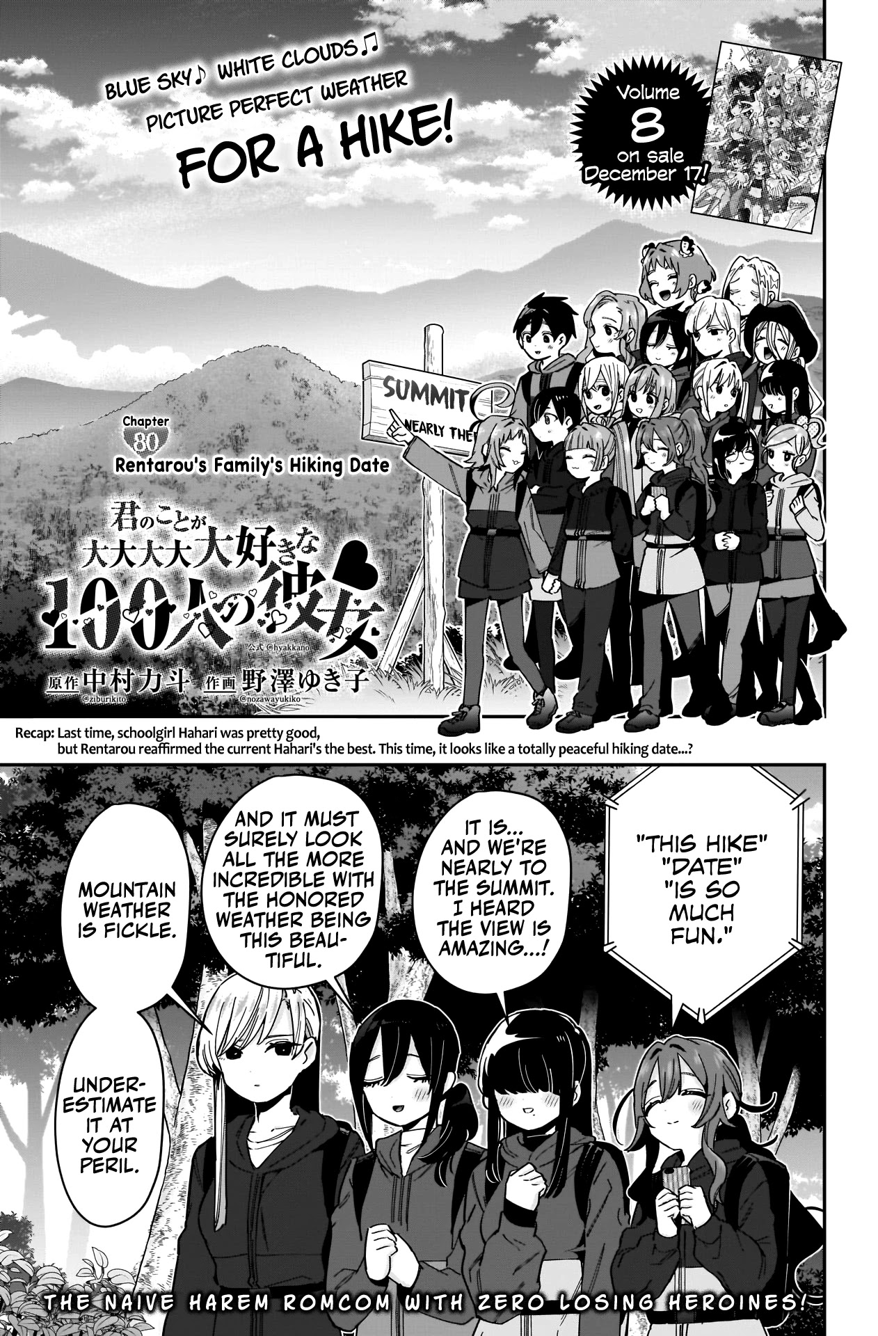 The 100 Girlfriends Who Really, Really, Really, Really, Really Love You Chapter 80 page 2 - Chapter 80: Rentarou's Family's Hiking Date