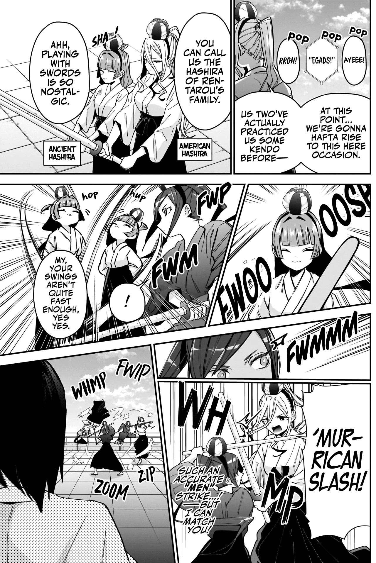The 100 Girlfriends Who Really, Really, Really, Really, Really Love You Chapter 82 page 11 - Chapter 82: The Lady Knight's Enrollment Test That Kinda Looks Like the Final Fight in Demon Slayer