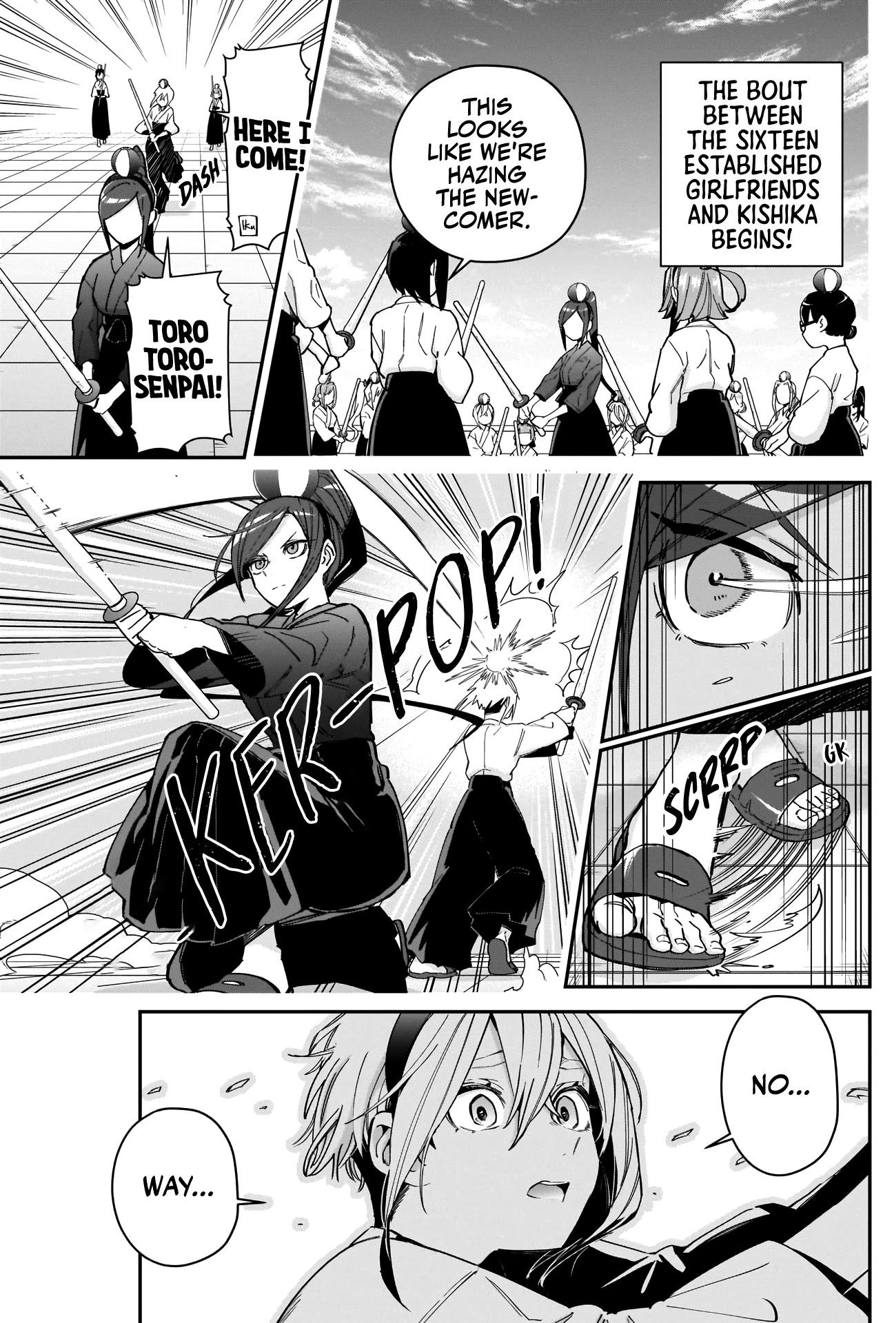The 100 Girlfriends Who Really, Really, Really, Really, Really Love You Chapter 82 page 5 - Chapter 82: The Lady Knight's Enrollment Test That Kinda Looks Like the Final Fight in Demon Slayer