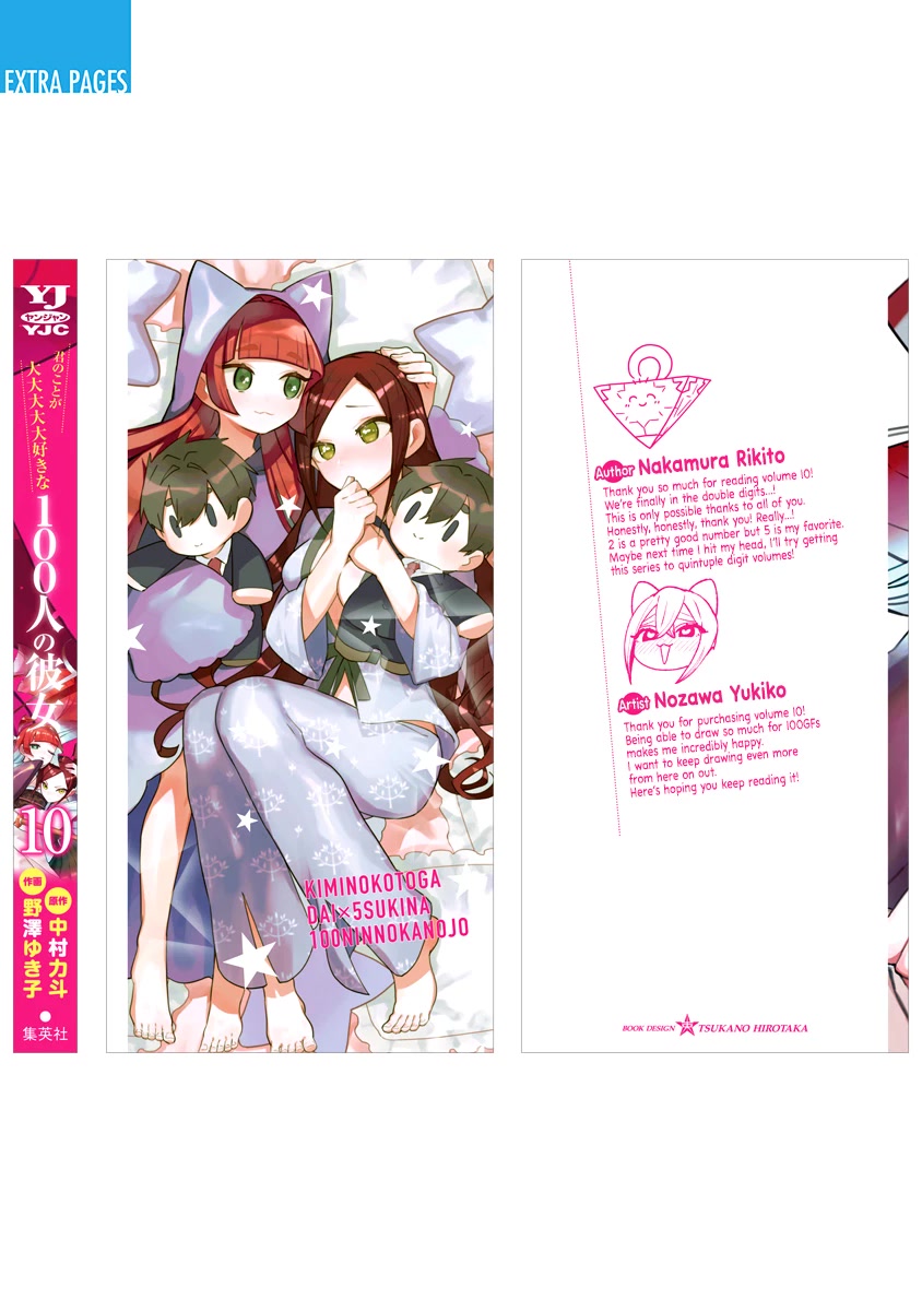 The 100 Girlfriends Who Really, Really, Really, Really, Really Love You Chapter 86.5 page 23 - Chapter 86.5: Volume 10 Extras