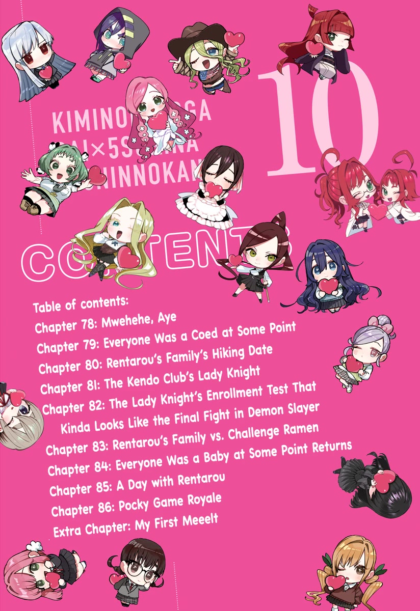 The 100 Girlfriends Who Really, Really, Really, Really, Really Love You Chapter 86.5 page 4 - Chapter 86.5: Volume 10 Extras