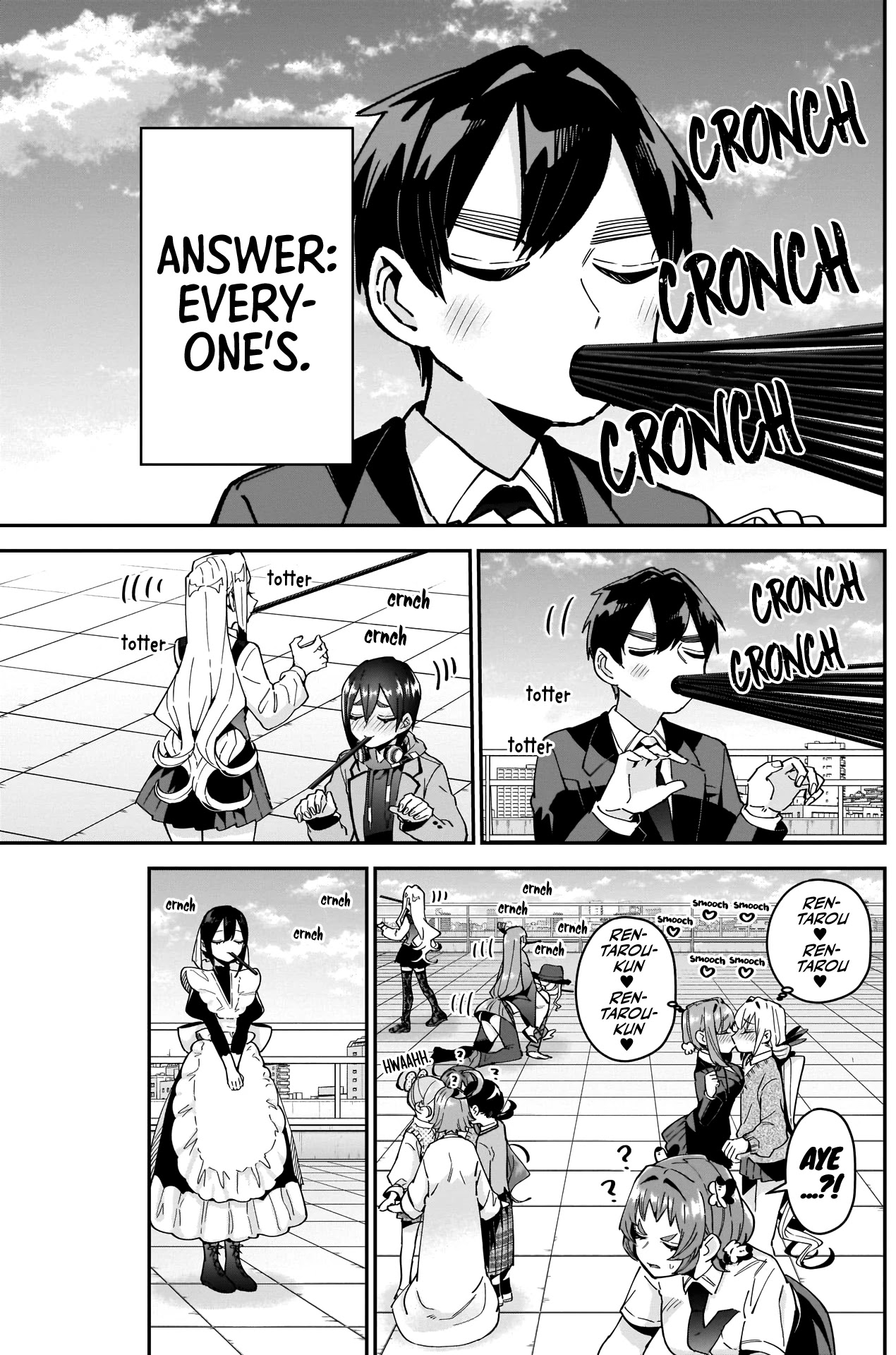 The 100 Girlfriends Who Really, Really, Really, Really, Really Love You Chapter 86 page 16 - Chapter 86: Pocky Game Royale