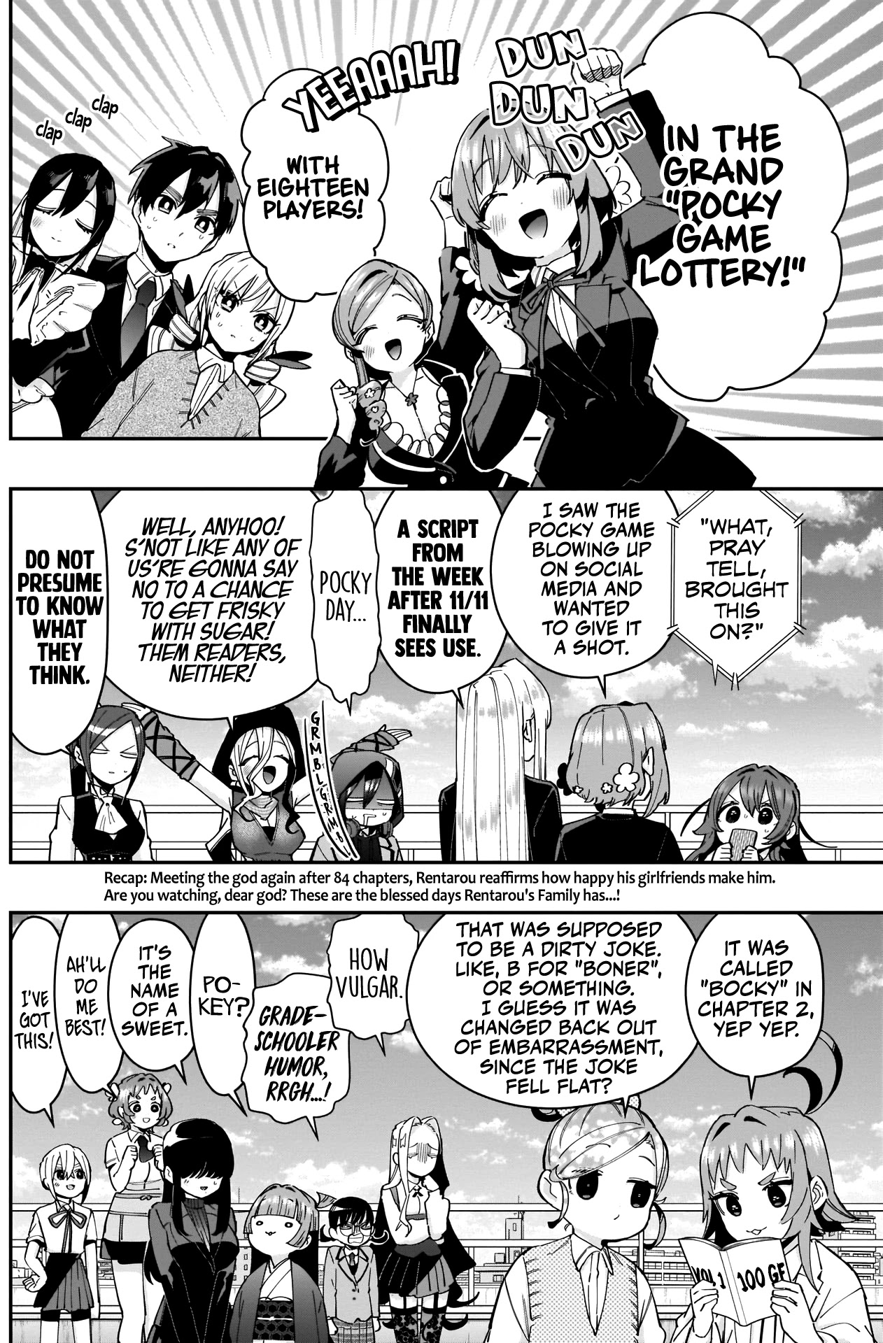 The 100 Girlfriends Who Really, Really, Really, Really, Really Love You Chapter 86 page 3 - Chapter 86: Pocky Game Royale