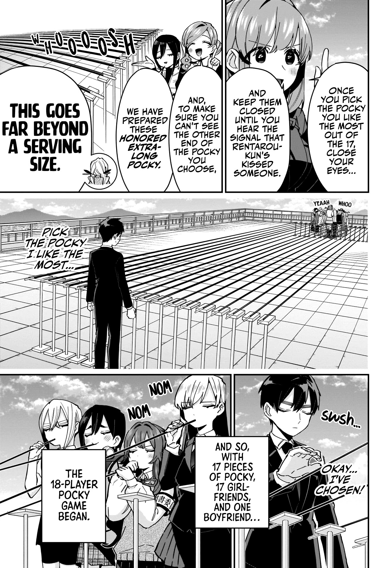 The 100 Girlfriends Who Really, Really, Really, Really, Really Love You Chapter 86 page 4 - Chapter 86: Pocky Game Royale
