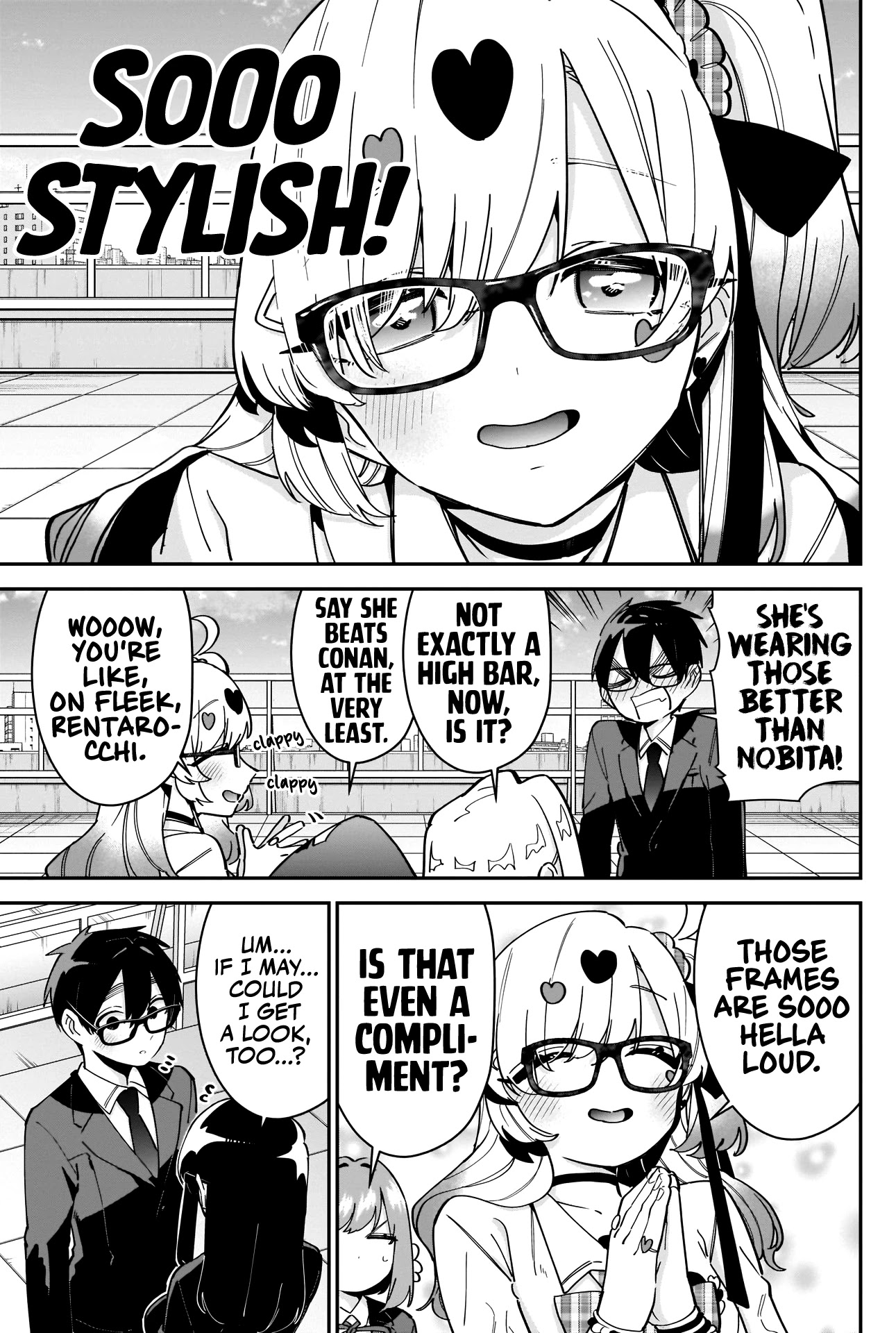 The 100 Girlfriends Who Really, Really, Really, Really, Really Love You Chapter 93 page 10 - Chapter 93: A Chapter That's Just Close-ups of Everyone Wearing Glasses