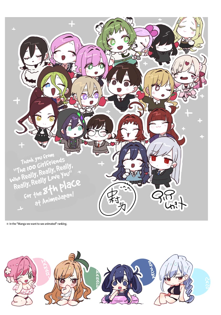 The 100 Girlfriends Who Really, Really, Really, Really, Really Love You Chapter 95.5 page 22 - Chapter 95.5: Volume 11 Extras