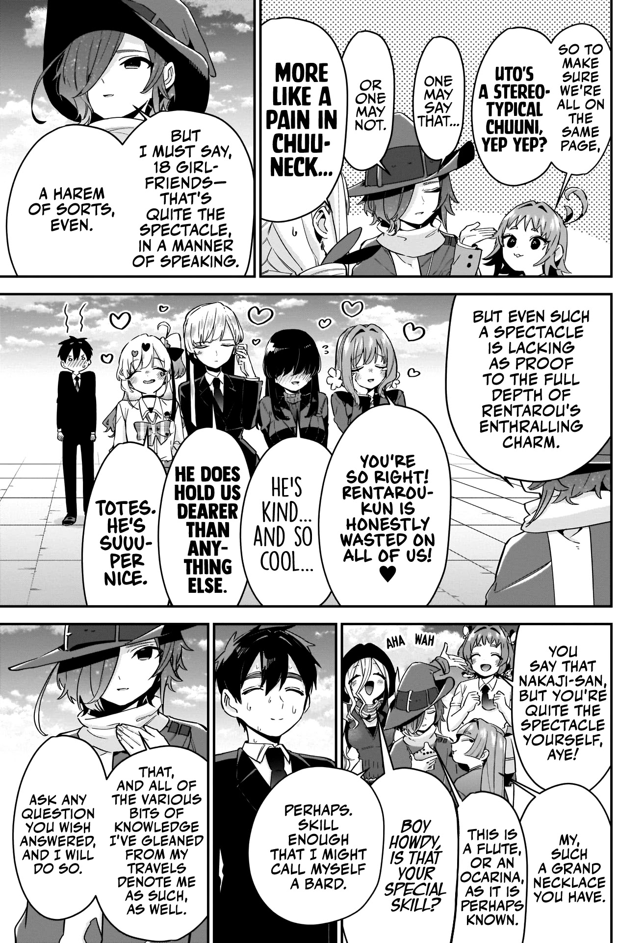 The 100 Girlfriends Who Really, Really, Really, Really, Really Love You Chapter 95 page 4 - Chapter 95: A Bard Knows All There is to Know