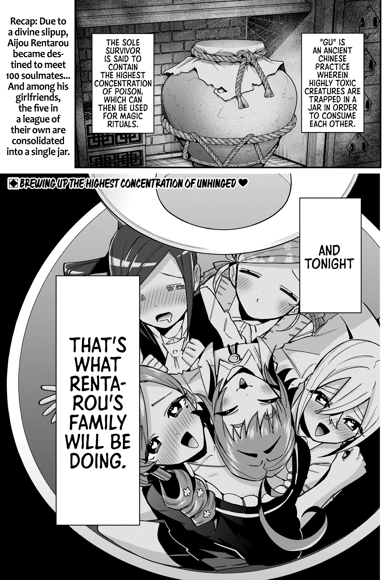 The 100 Girlfriends Who Really, Really, Really, Really, Really Love You Chapter 96 page 3 - Chapter 96: Rentarou's Family's Toxic Jar