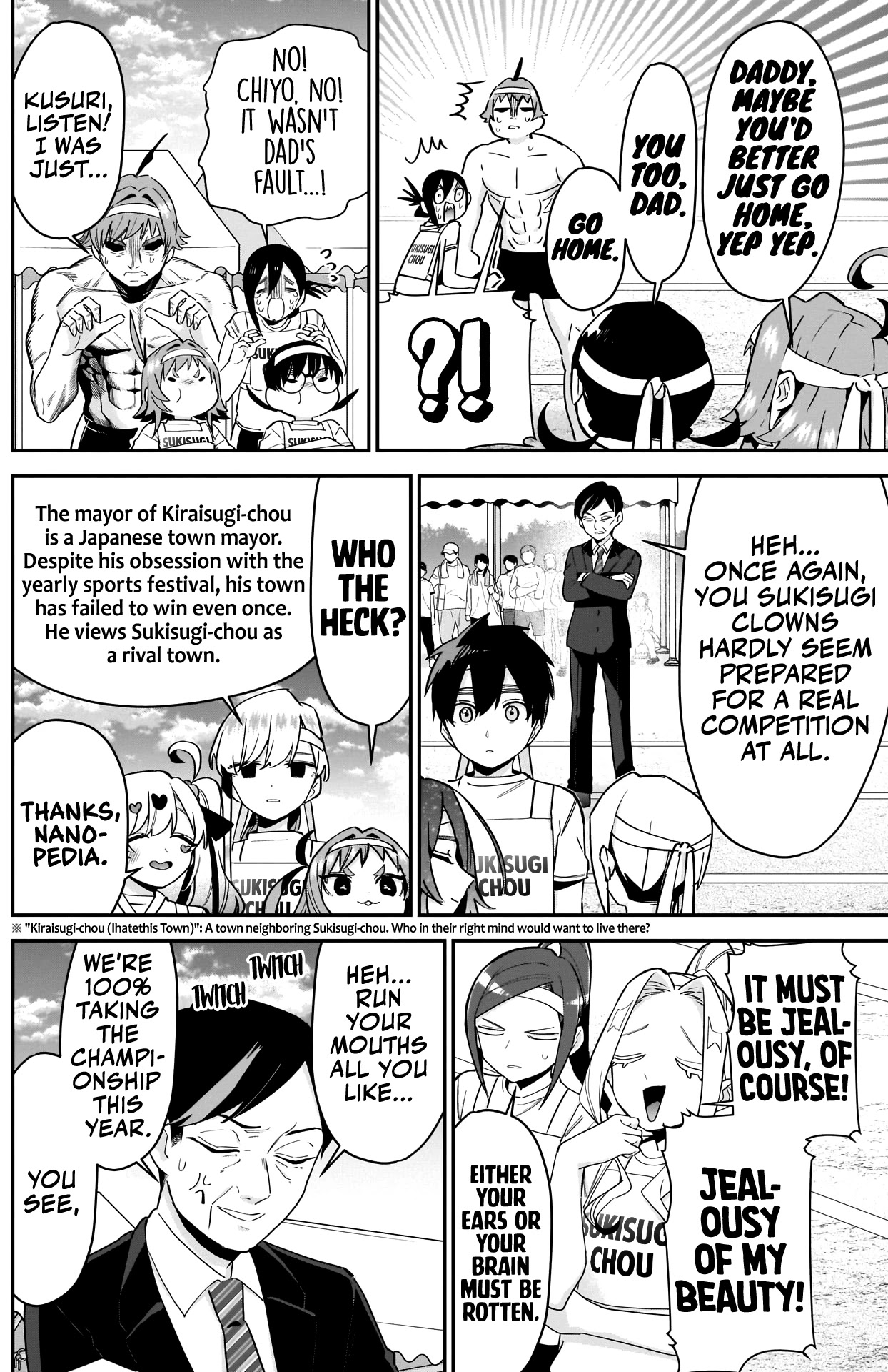 The 100 Girlfriends Who Really, Really, Really, Really, Really Love You Chapter 97 page 5 - Chapter 97: Rentarou's Family vs The Quad Town Public Sports Festival