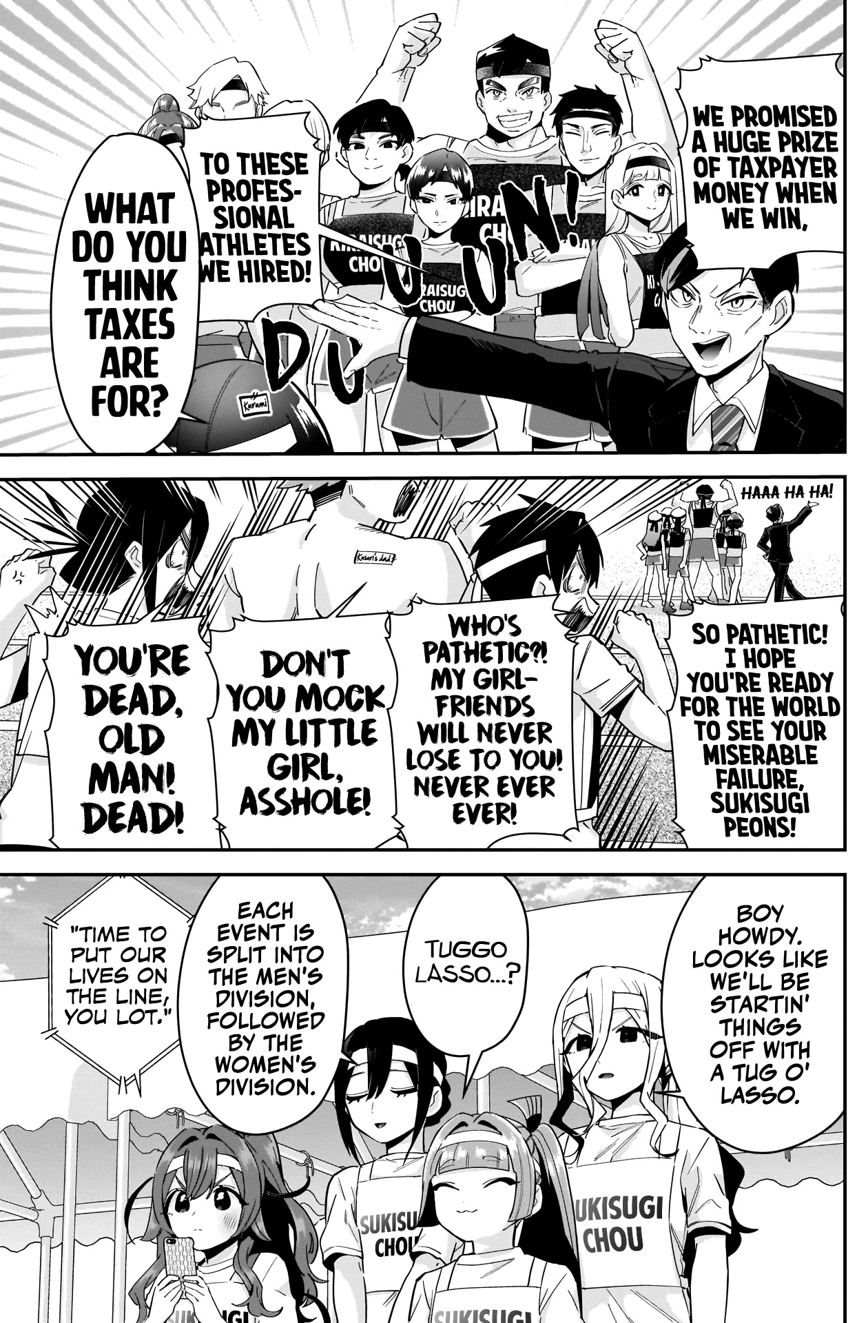 The 100 Girlfriends Who Really, Really, Really, Really, Really Love You Chapter 97 page 6 - Chapter 97: Rentarou's Family vs The Quad Town Public Sports Festival
