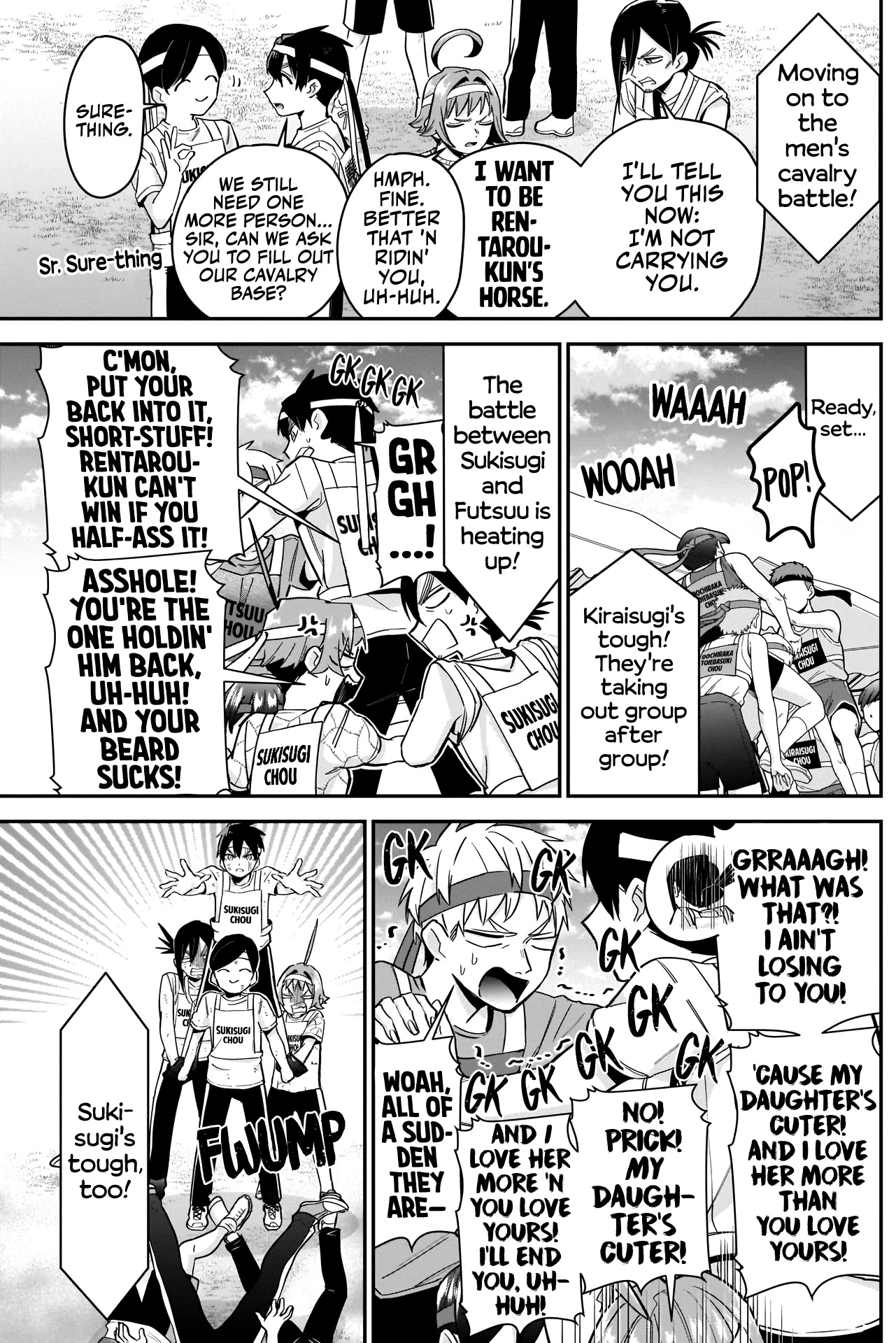 The 100 Girlfriends Who Really, Really, Really, Really, Really Love You Chapter 98 page 10 - Chapter 98: Rentarou's Family vs Kiraisugi's Athlete Corps