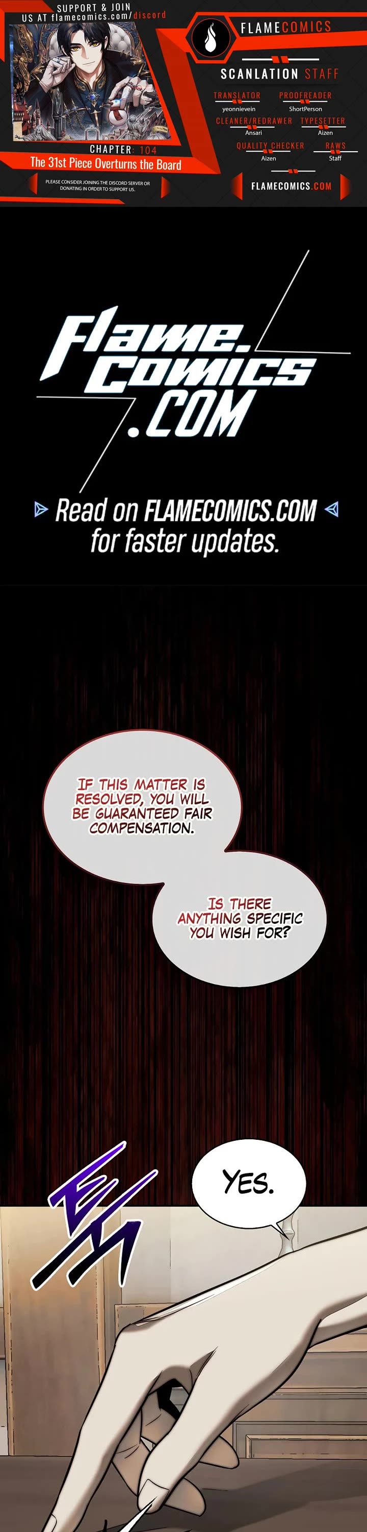 The 31st Piece Overturns the Board Chapter 104 page 1 - Chapter 104