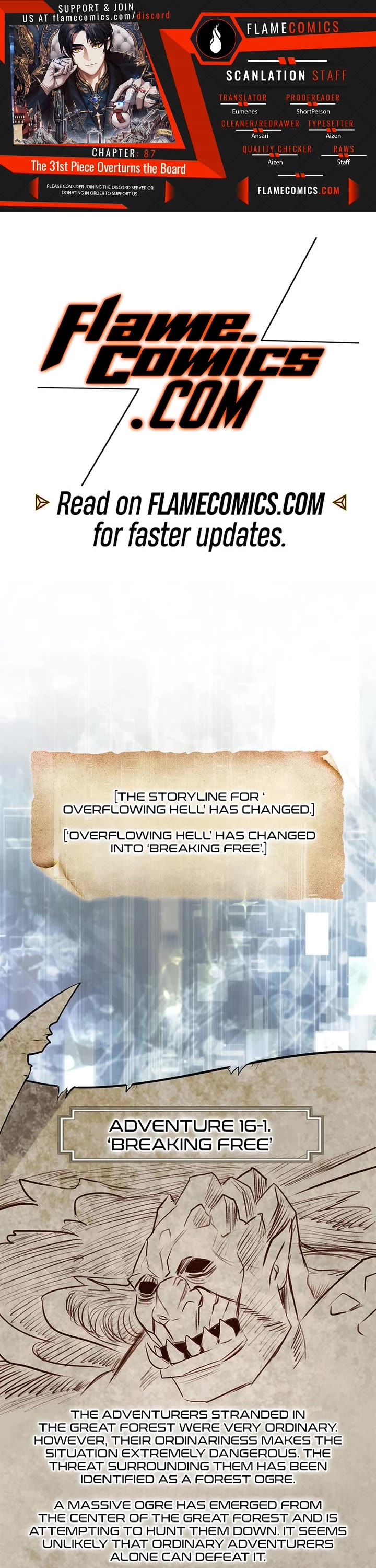 The 31st Piece Overturns the Board Chapter 87 page 1 - Chapter 87