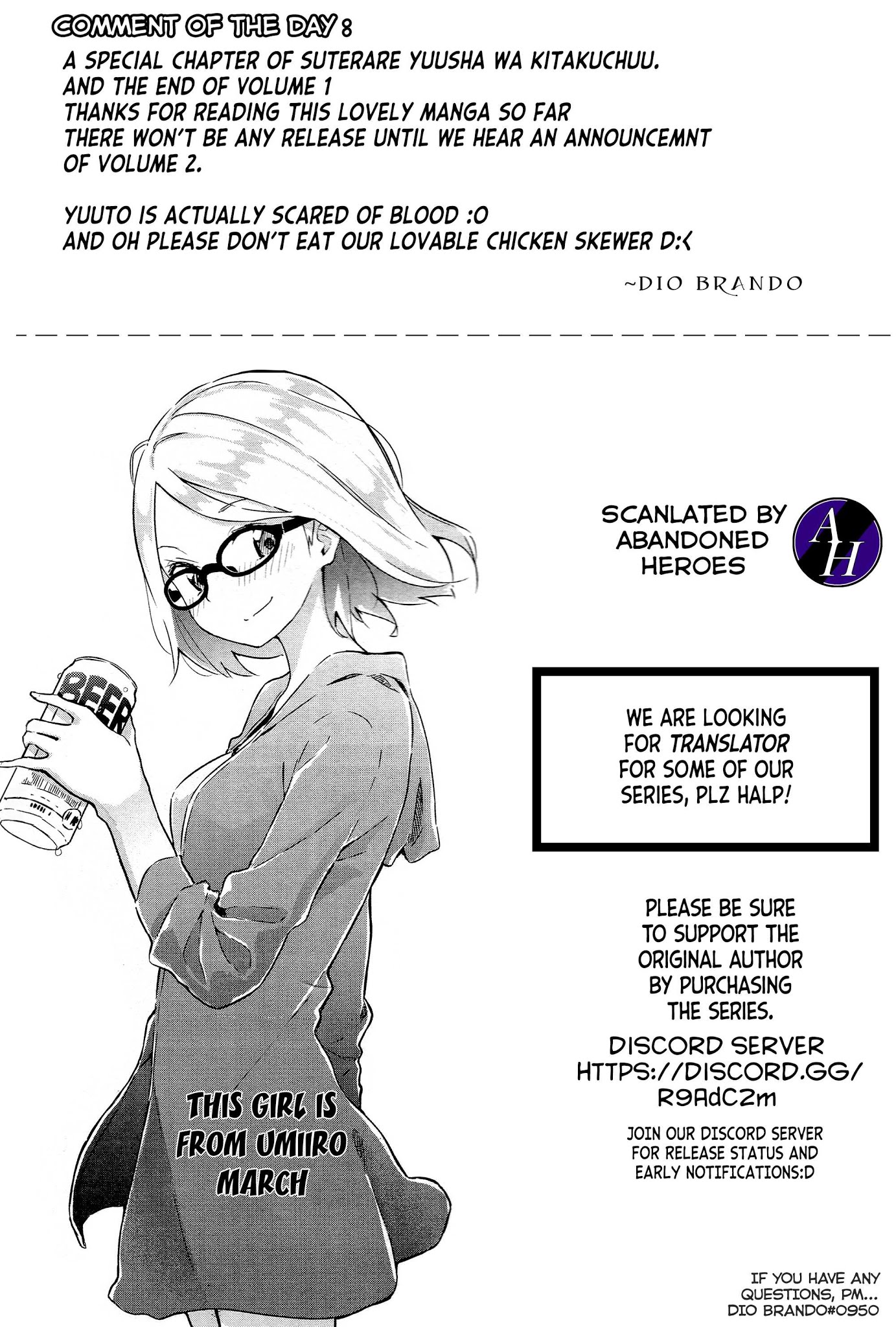 The Abandoned Hero is Going Home Chapter 4.5 page 8 - Chapter 4.5: Special Mission