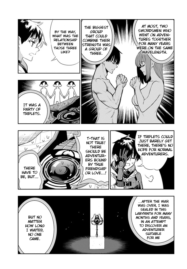 The Adventurers That Don't Believe in Humanity Will Save the World Chapter 17 page 13 - Chapter 17: Sacred sword