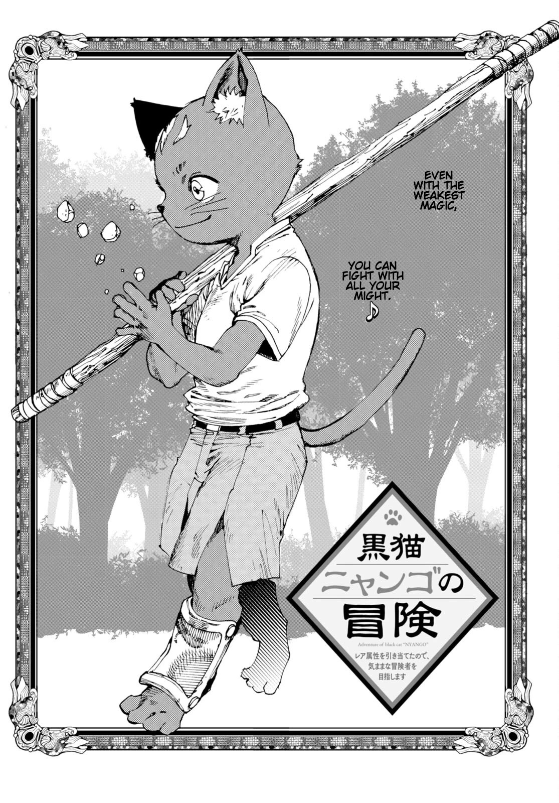 The Adventures of Black Cat "Nyango": Since I got a rare attribute, I aim to be a carefree adventurer Chapter 4 page 2 - Chapter 4