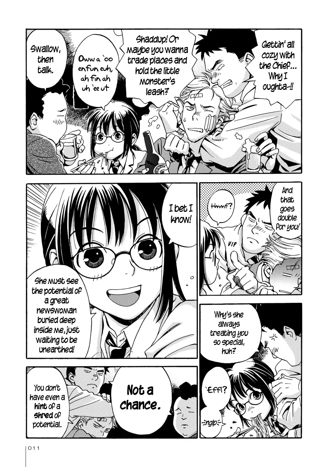 The Adventures of Totoko, Investigative Reporter Chapter 1 page 13 - Chapter 1: Totoko Pursues the Midnight Mask, and The Scoop Search