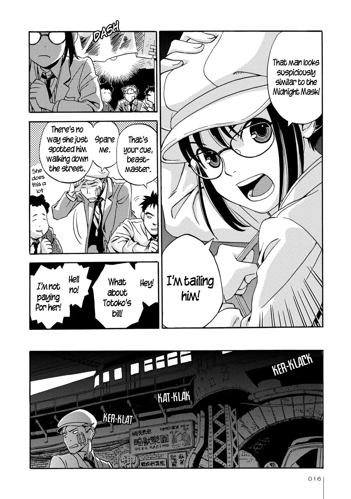 The Adventures of Totoko, Investigative Reporter Chapter 1 page 18 - Chapter 1: Totoko Pursues the Midnight Mask, and The Scoop Search