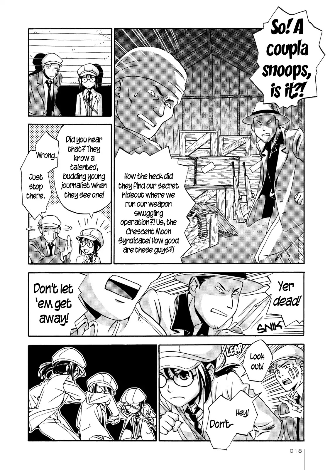The Adventures of Totoko, Investigative Reporter Chapter 1 page 20 - Chapter 1: Totoko Pursues the Midnight Mask, and The Scoop Search