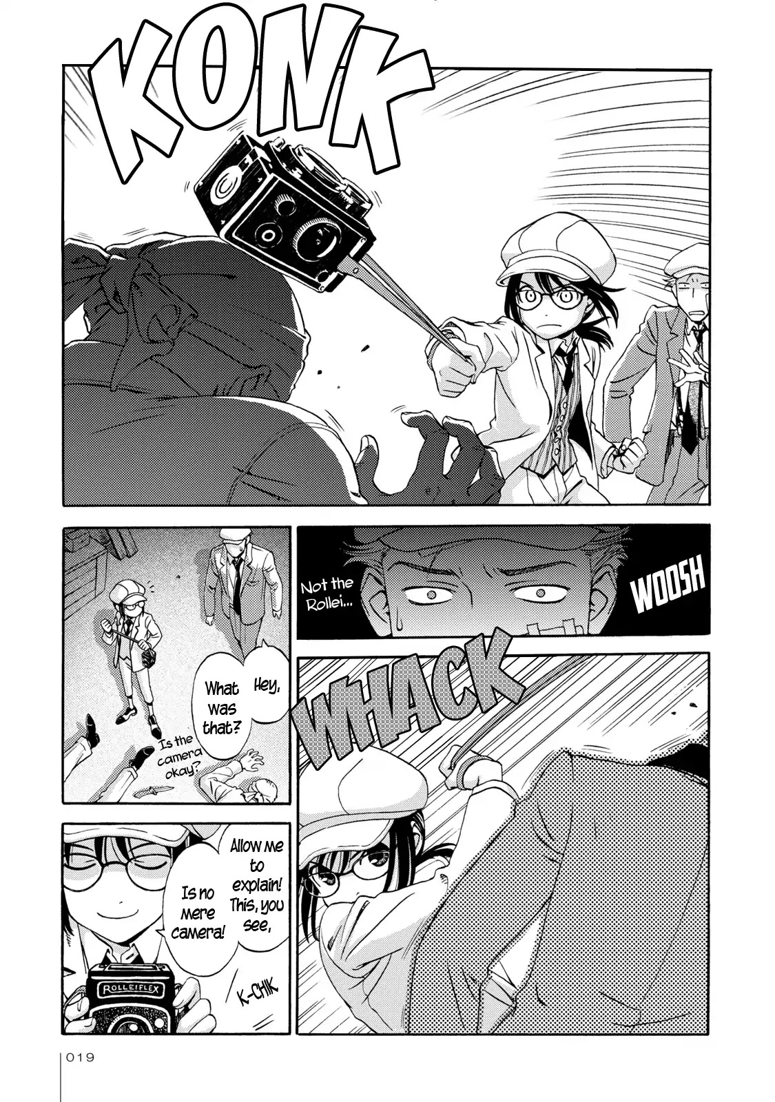The Adventures of Totoko, Investigative Reporter Chapter 1 page 21 - Chapter 1: Totoko Pursues the Midnight Mask, and The Scoop Search