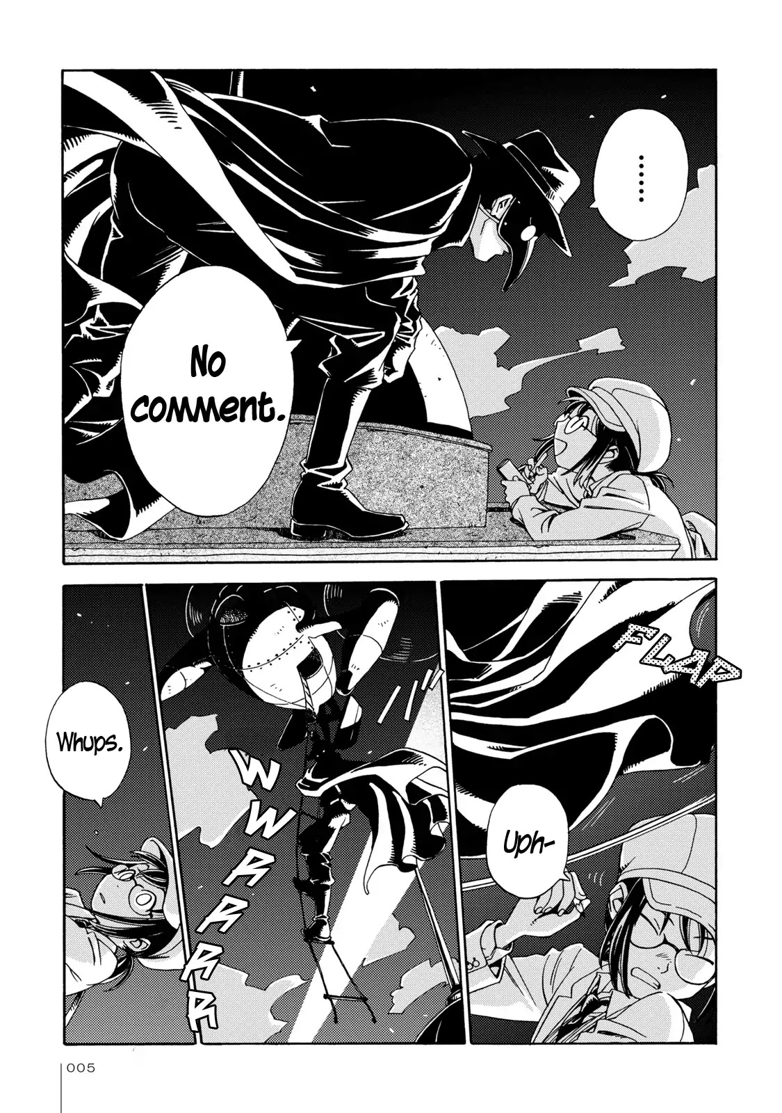 The Adventures of Totoko, Investigative Reporter Chapter 1 page 7 - Chapter 1: Totoko Pursues the Midnight Mask, and The Scoop Search
