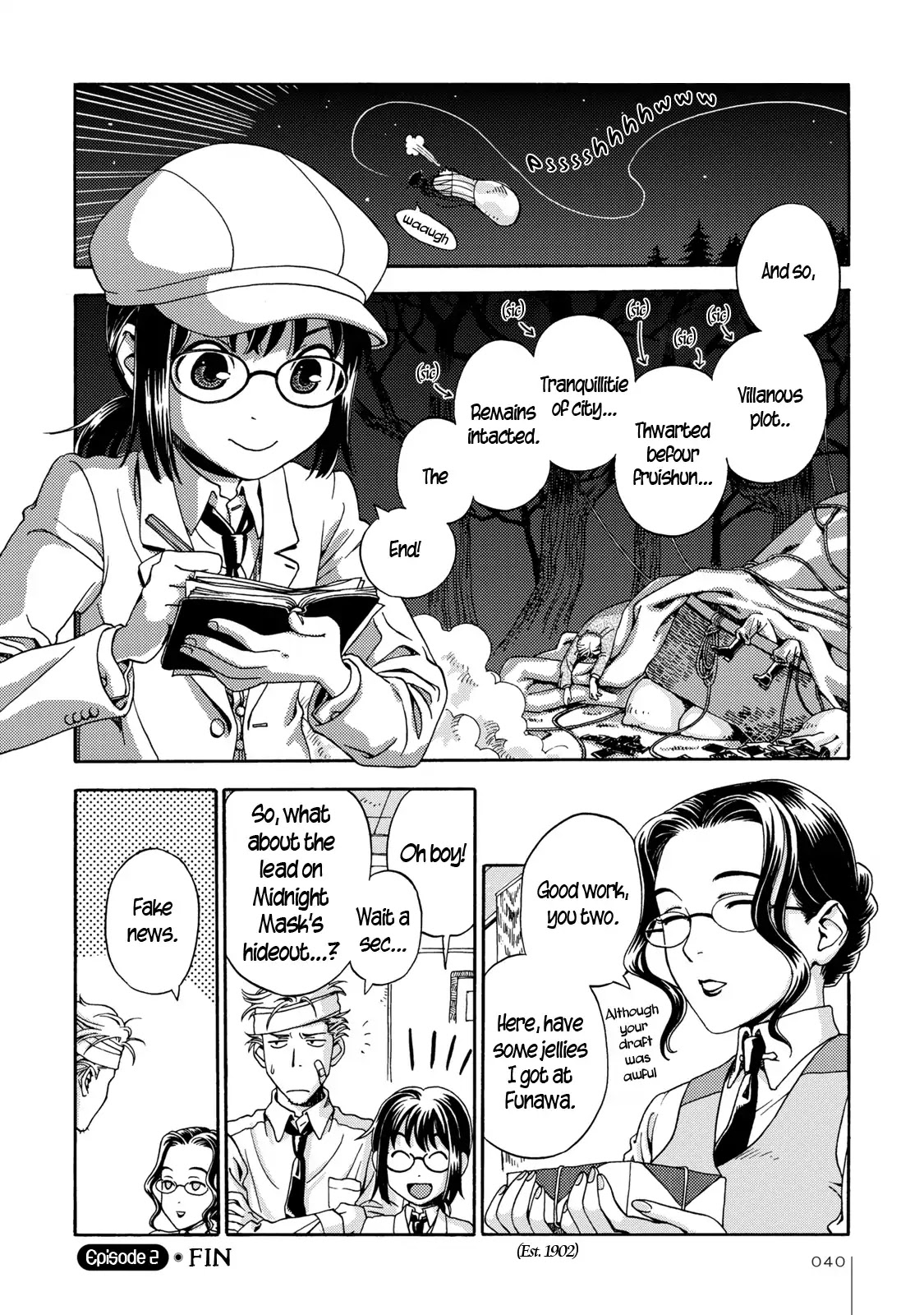 The Adventures of Totoko, Investigative Reporter Chapter 2 page 16 - Chapter 2: A Surprising Lead, and The Black Valentine Plot
