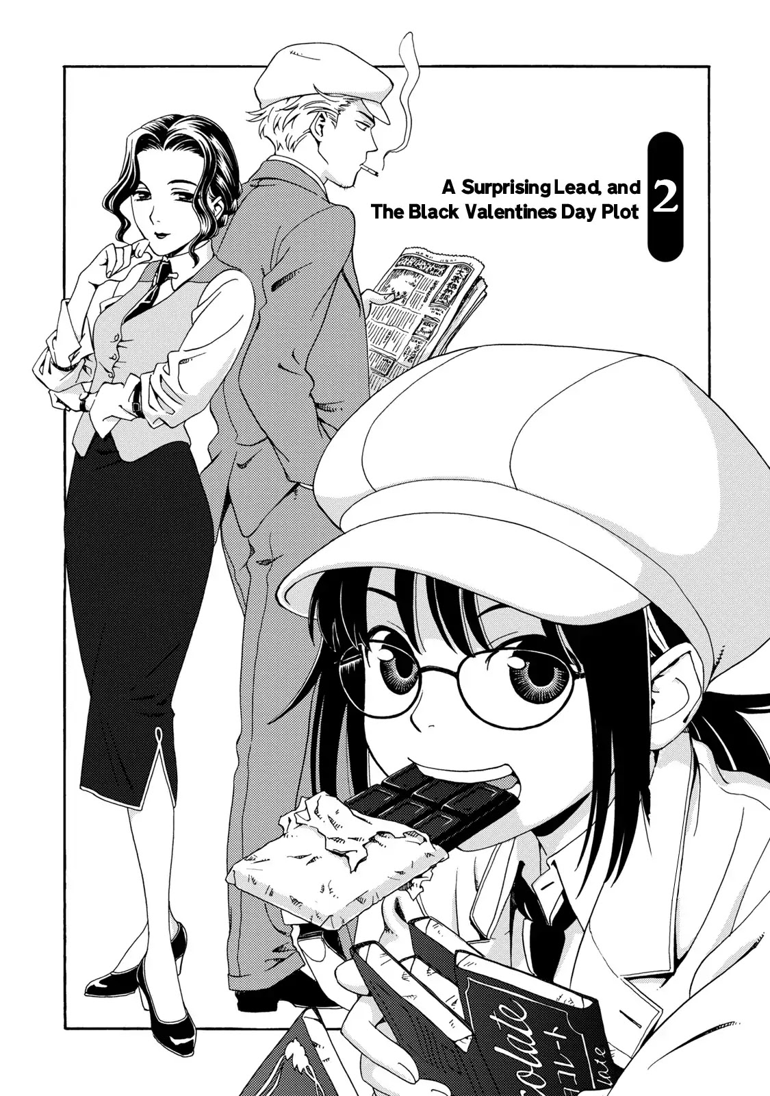 The Adventures of Totoko, Investigative Reporter Chapter 2 page 4 - Chapter 2: A Surprising Lead, and The Black Valentine Plot