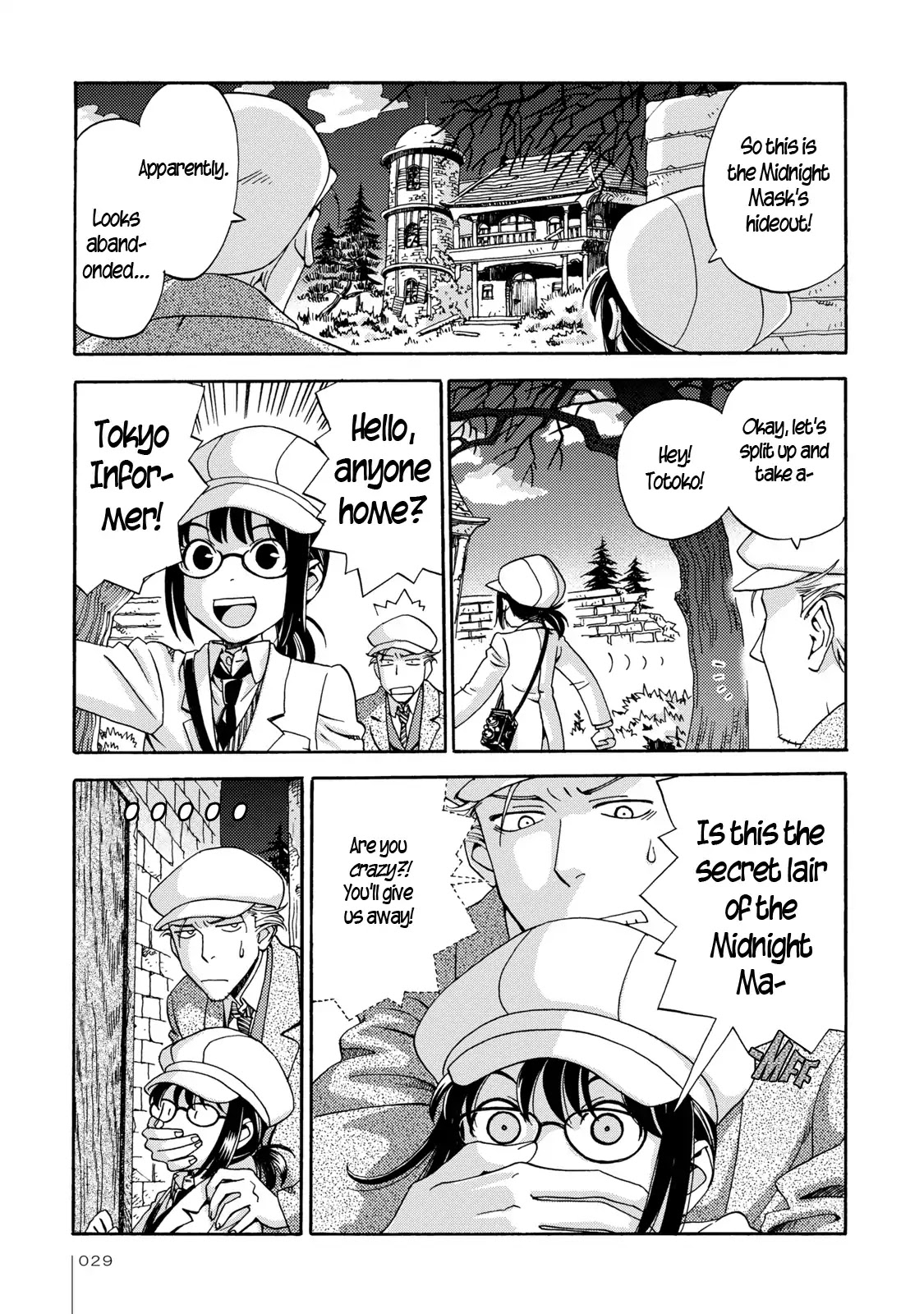 The Adventures of Totoko, Investigative Reporter Chapter 2 page 5 - Chapter 2: A Surprising Lead, and The Black Valentine Plot