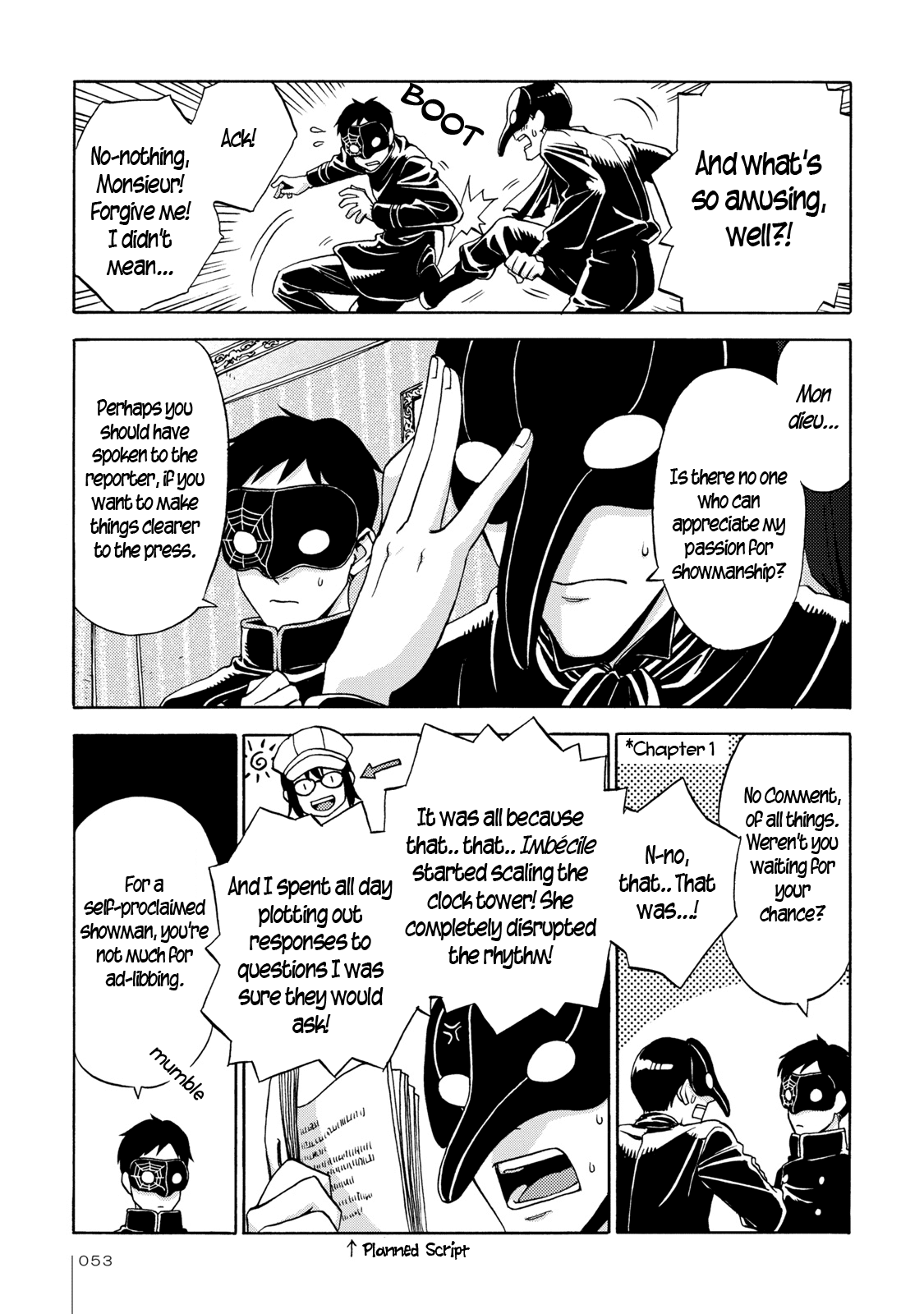 The Adventures of Totoko, Investigative Reporter Chapter 3 page 11 - Chapter 3: The Stolen Gems, and The Melancholy of Midnight Mask
