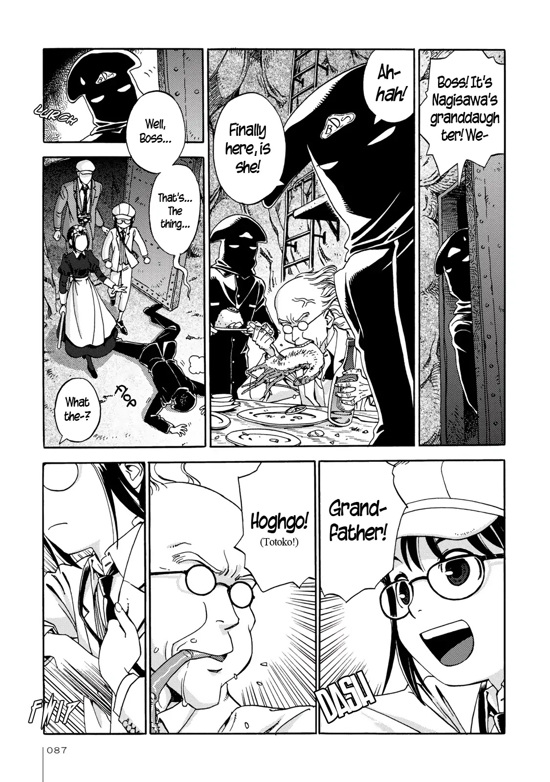 The Adventures of Totoko, Investigative Reporter Chapter 4 page 19 - Chapter 4: The Disappearance of Doctor Nagisawa, and The Bravest Maid